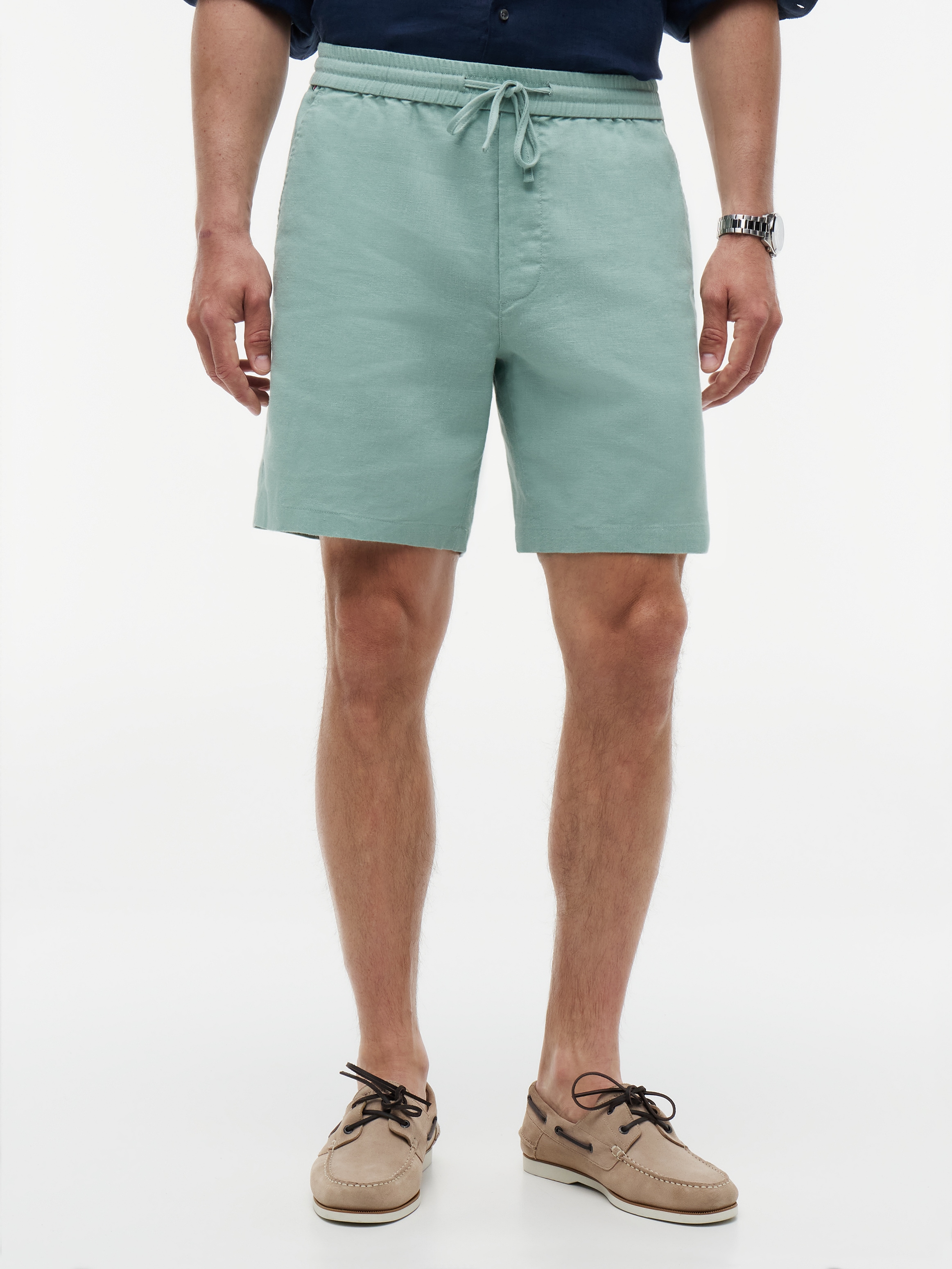 Tommy Hilfiger Chinoshorts »DOVER«  aus Leinenmix, elastischer Bund