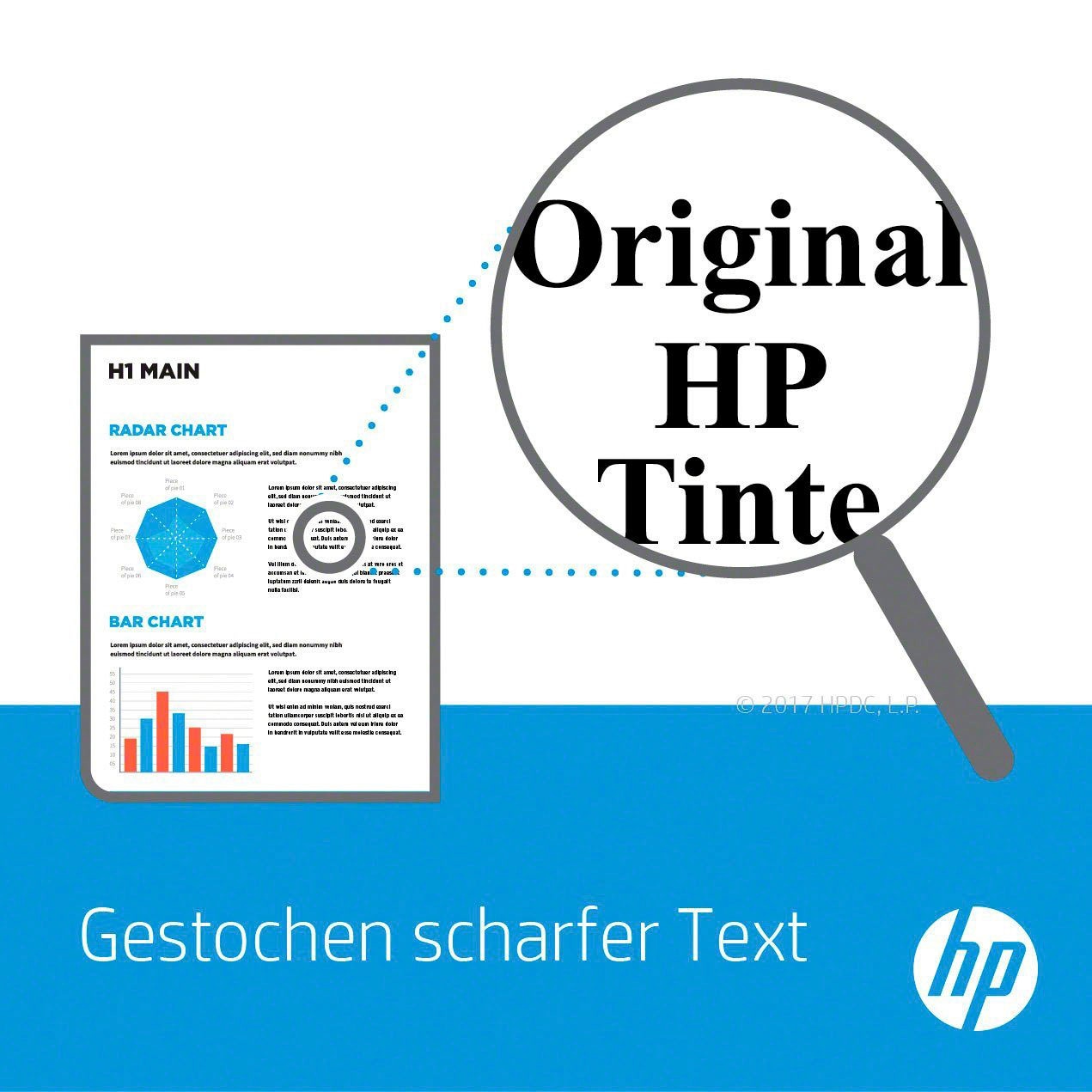 HP Cartouche d'encre »HP original Druckerpatrone 62XL Tri Color  C/M/Y« 3 Probemonate gratis* drucken