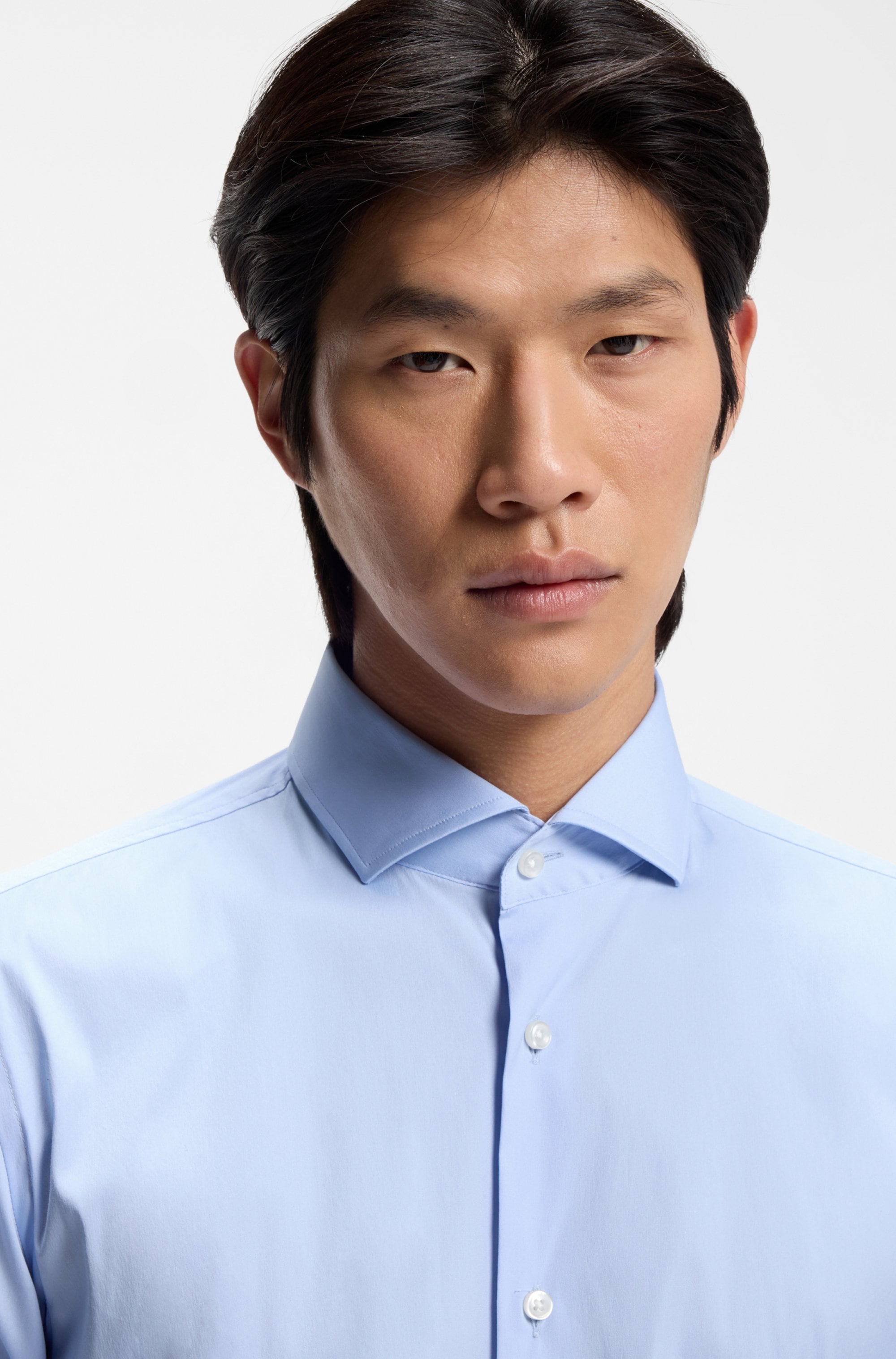 BOSS Businesshemd Slim-Fit, Stretch-Baumwollmix, bügelleicht