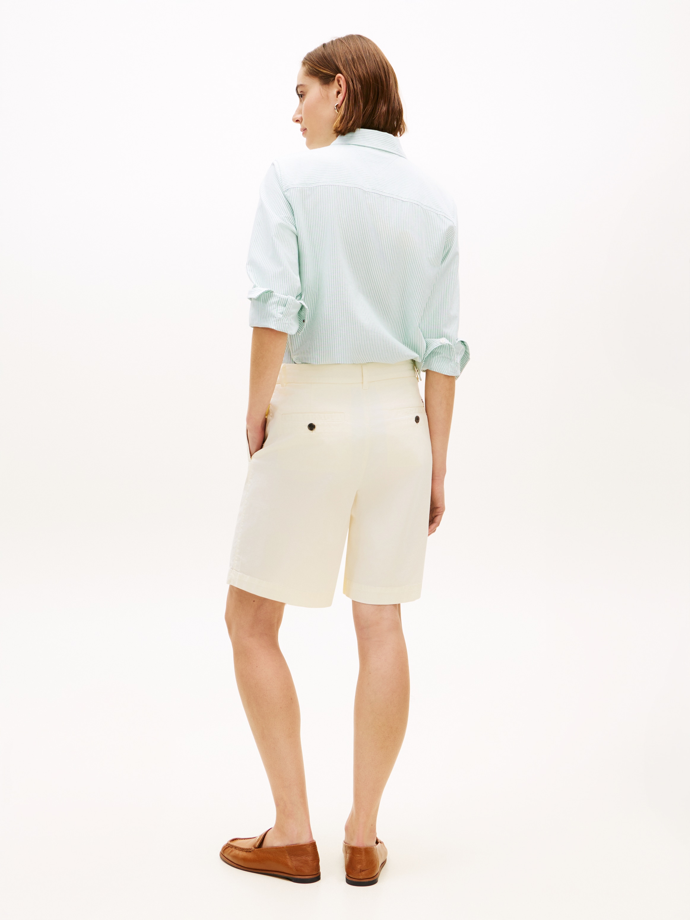 Tommy Hilfiger Chinoshorts »CO GMD BLEND CHINO SHORT«  mit geknöpften Gesässtaschen, Regular Fit