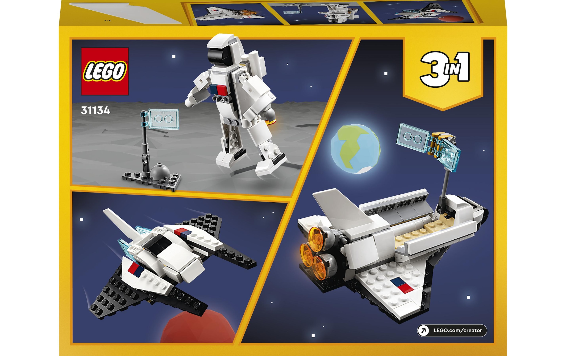 LEGO® Konstruktionsspielsteine »Spaceshuttle«