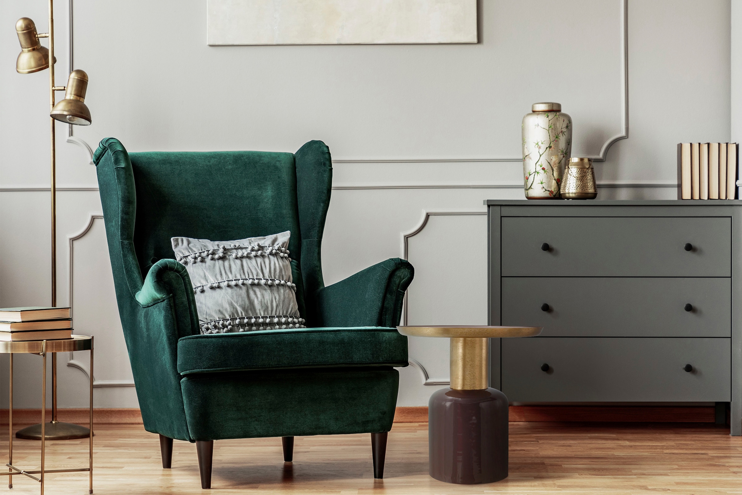 Kayoom Table d'appoint »Art Deco 825, Abstelltisch aus Metall,funktional und stabil« 1 cuis tlg. Dekorativ, glanzvolle Lackierung, stilvolles Design