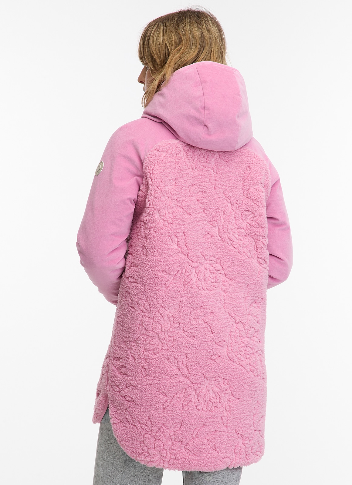 Ragwear Veste à capuche en peluche »LONGEDDY« sans capuche style décontracté casual, en polyester, coupe régulière, manches longues