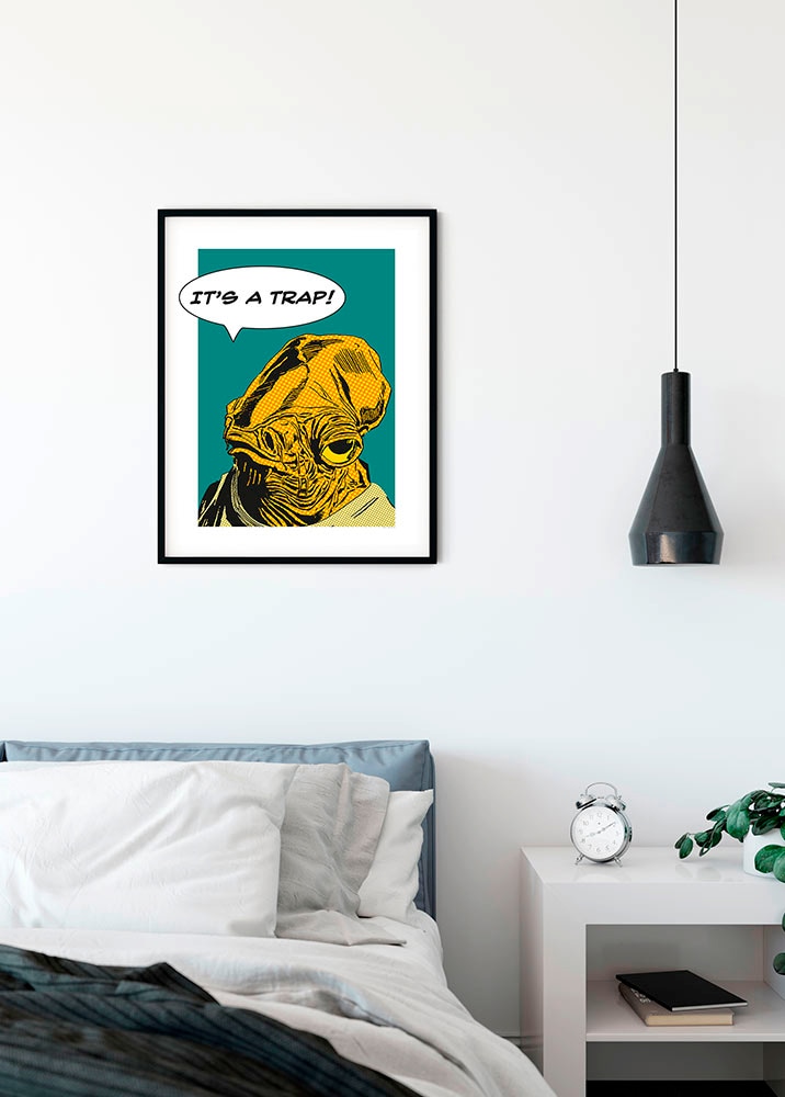 Komar Image »Star Wars Classic Comic Quote Ackbar« Star Wars 1 cuis tlg. Wandbild zur Dekoration im Kinderzimmer - ohne Rahmen