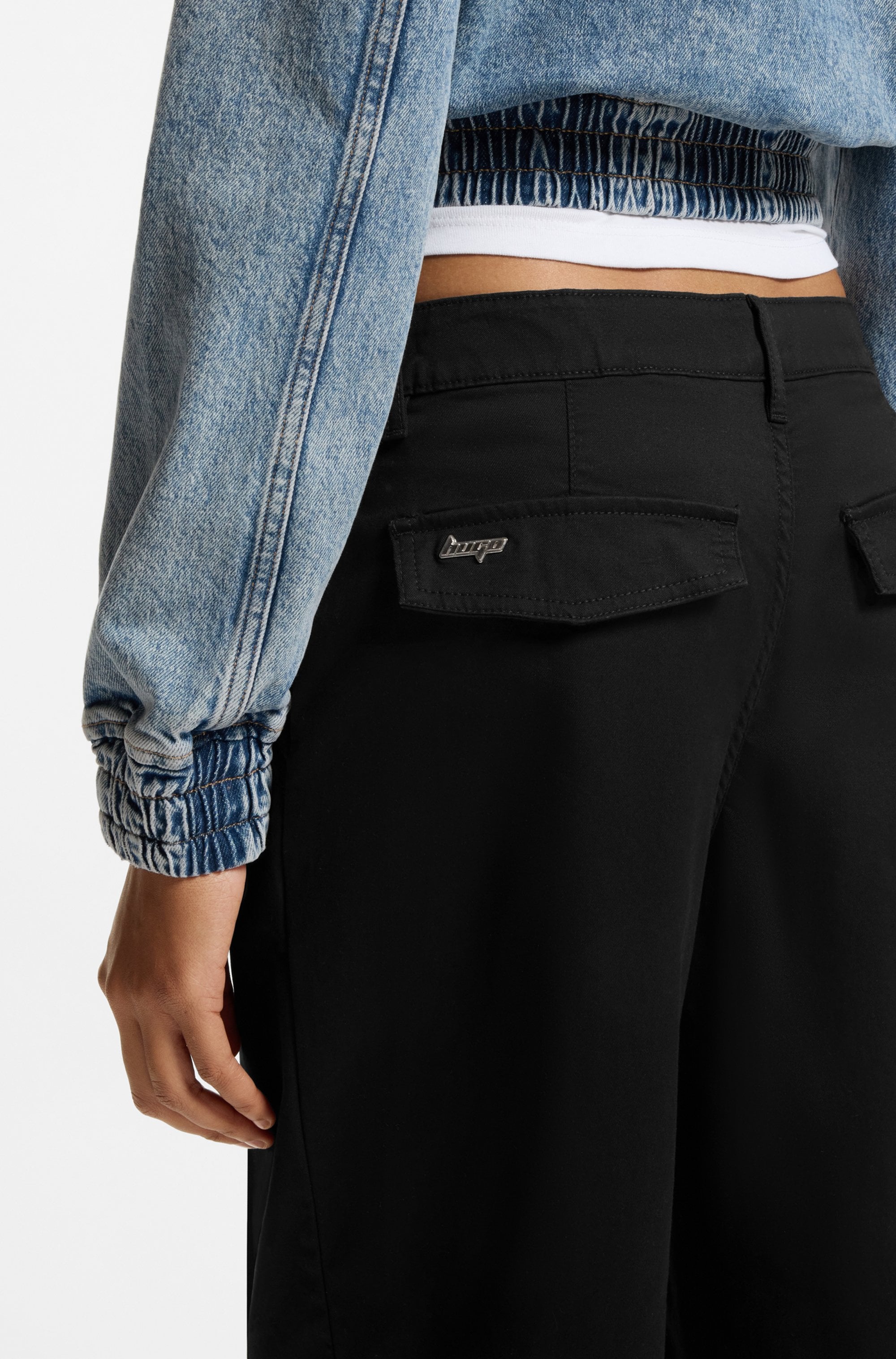 HUGO Blue Pantalon à pinces »Hulisea«  Straight Leg