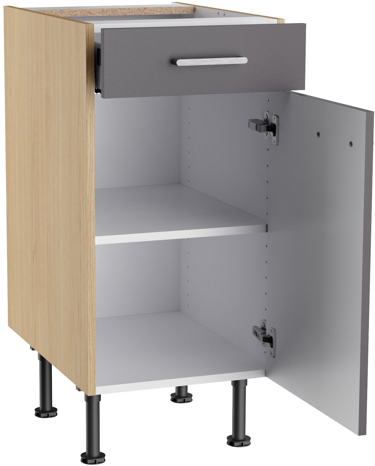 KOCHSTATION Unterschrank »KS-Lucy« Breite 40 cm, höhenverstellbare Füsse, Soft-Close