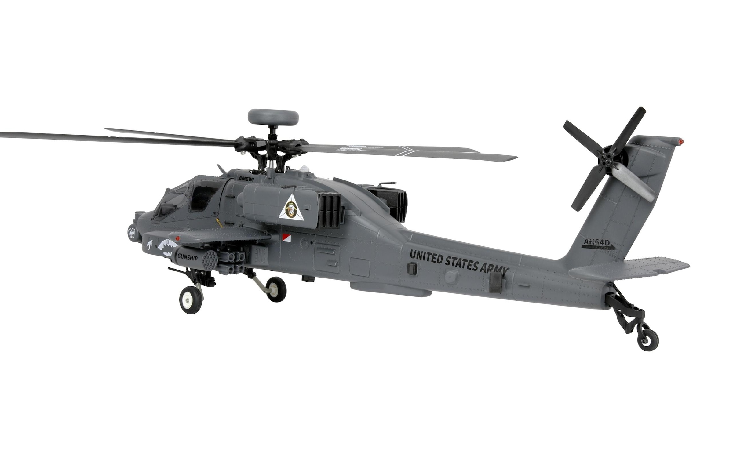 Amewi RC-Helikopter »Apache AH-64D CP RTF Grau«