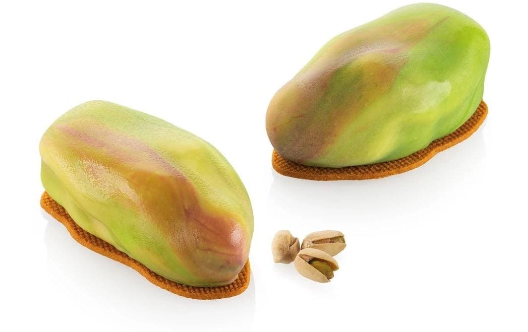   Moule à pâtisserie »Silikomart – Pistazie 120 Silikon mit Ausstecher«