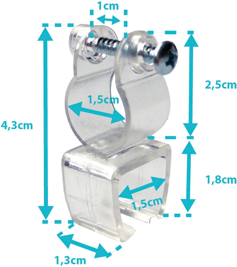 Good Life Schienenhalter »Tiane« für U-Schienen