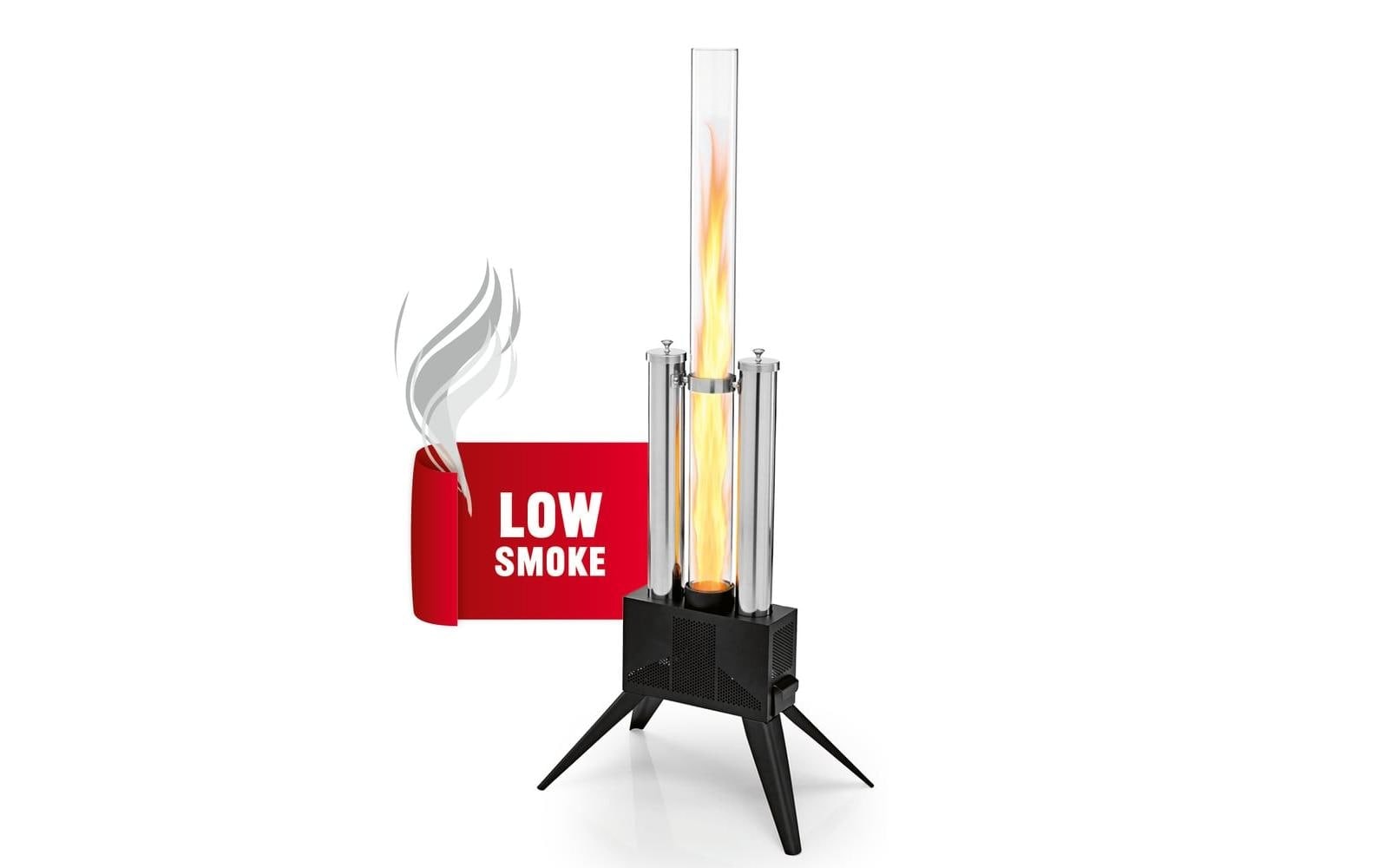 LANDMANN »Landmann Pellet-Fackel 135 cm, Schwarz/Edelstahl«