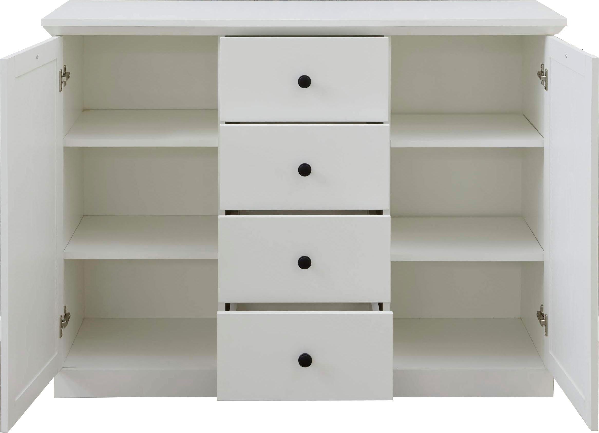 Home affaire Sideboard »Örebro« Kommode, zeitloser Landhausstil, mit Vollauszug