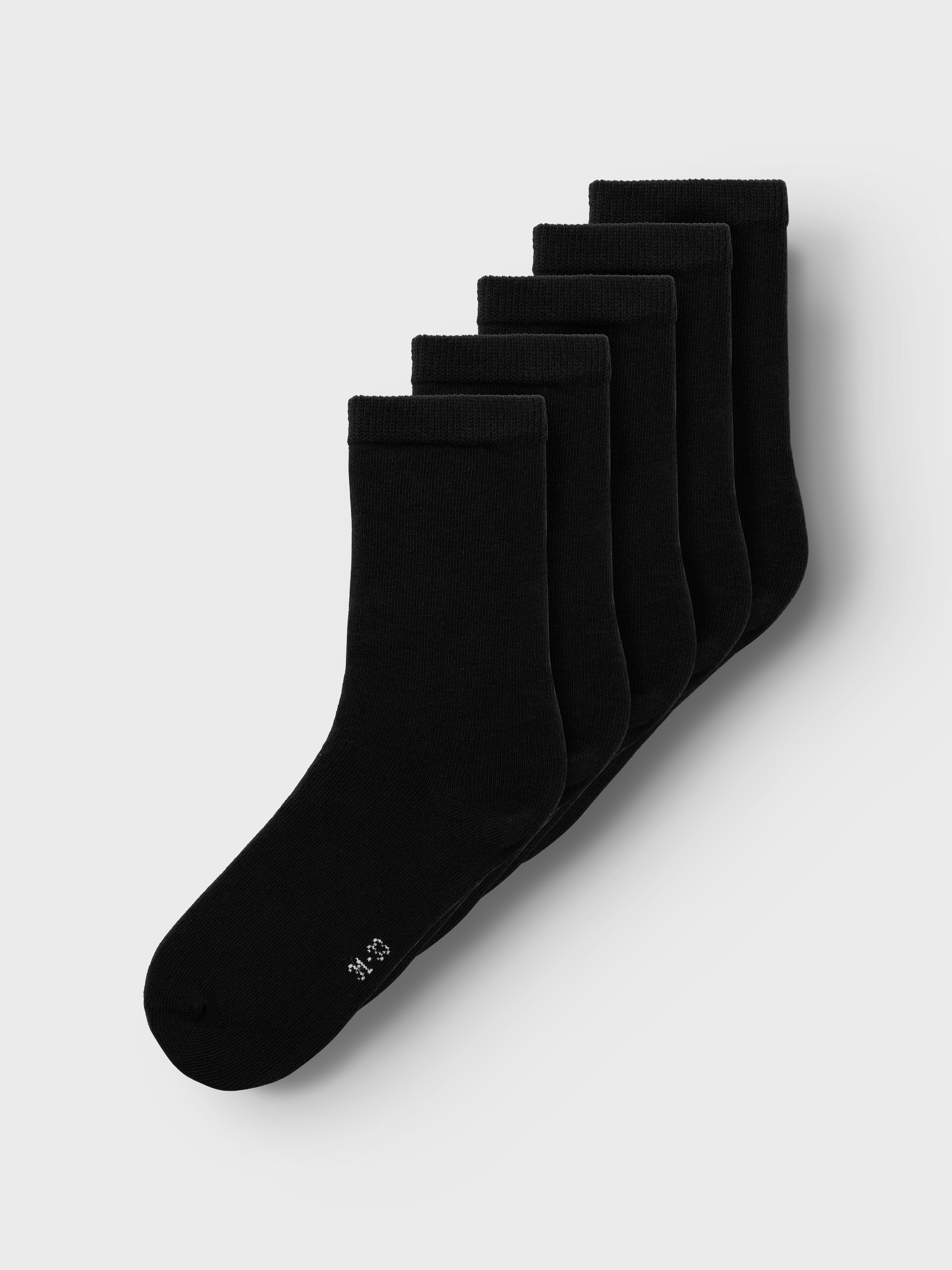 Name It Chaussettes de loisirs »NKNSOCK 5P SOLID NOOS« Paquet, 5 Couple tlg.