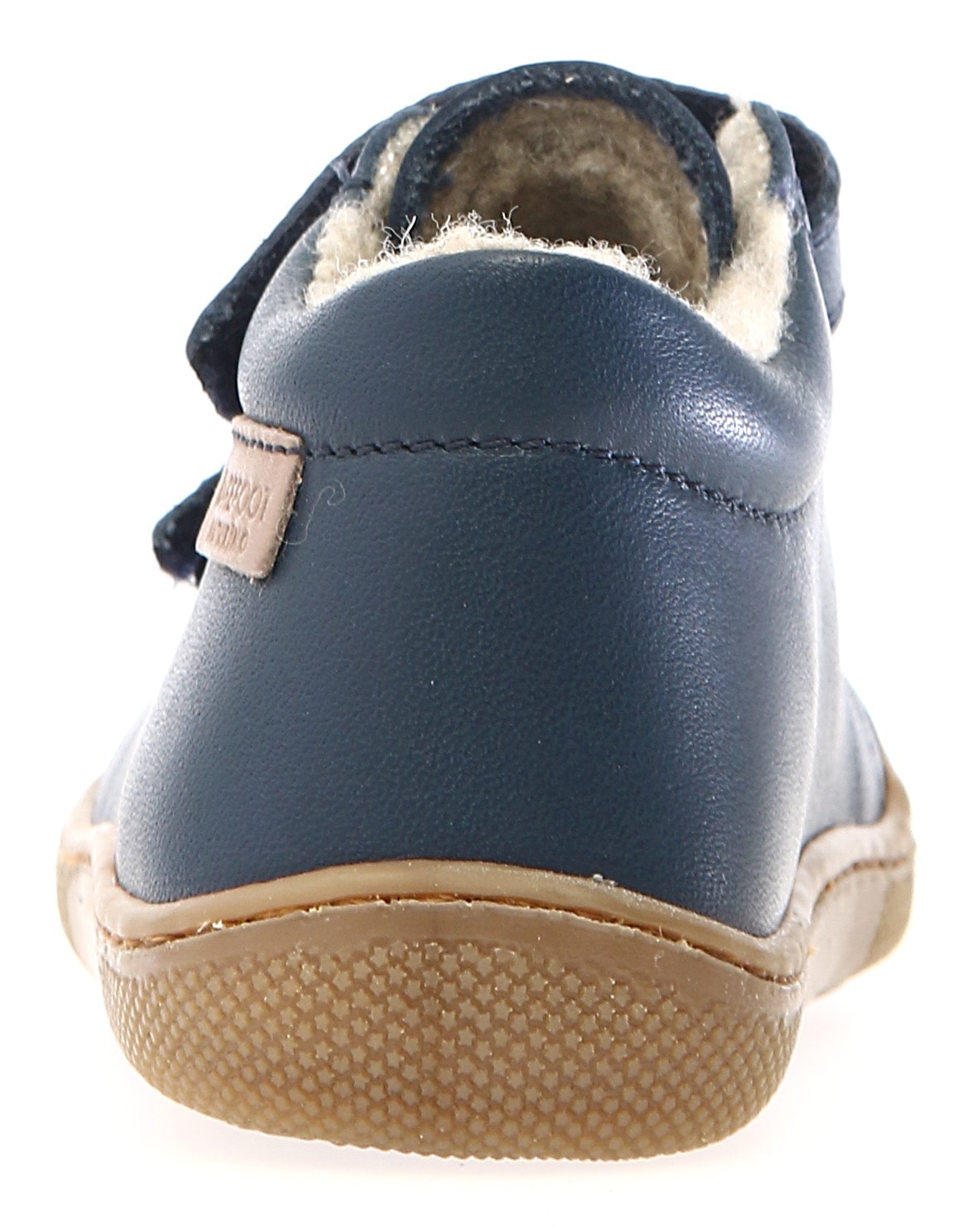 Naturino Chaussures de marche »Amur«  chaussure bébé, chaussure à scratch avec doublure en laine, gabarit de taille à télécharger