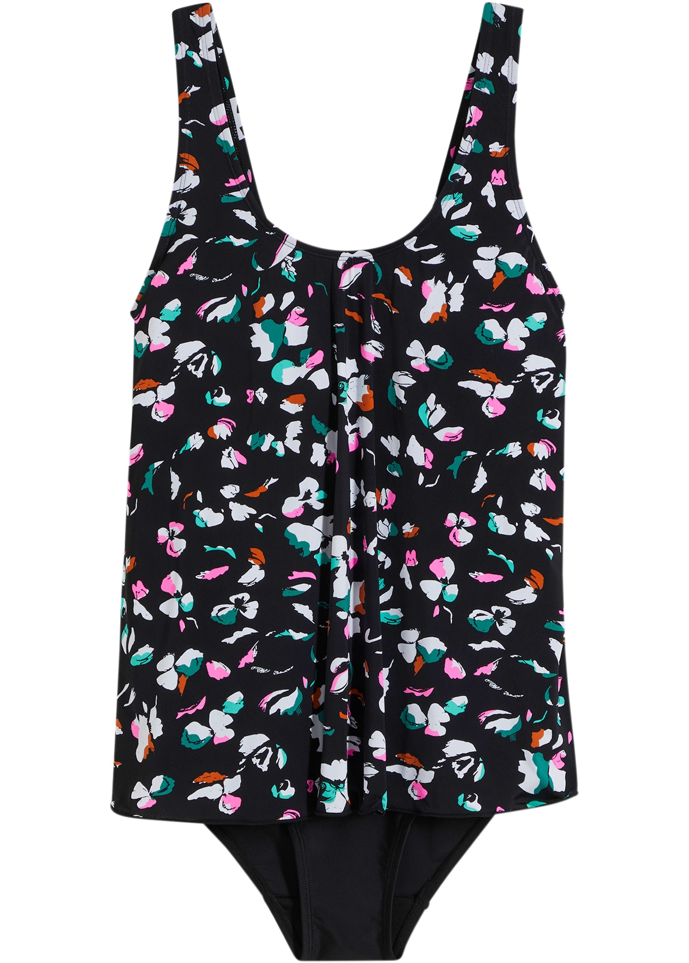 bonprix Maillot de bain sportlicher Stil, Tankinioptik, mit Elasthan-Anteil