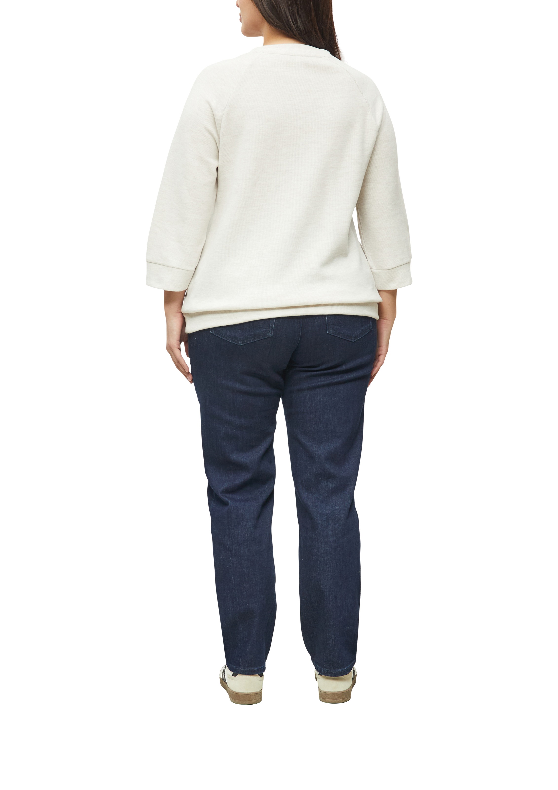 s.Oliver CURVE Sweat-shirt , 3/4-Arm, mit Rundhals / Grosse Grösse
