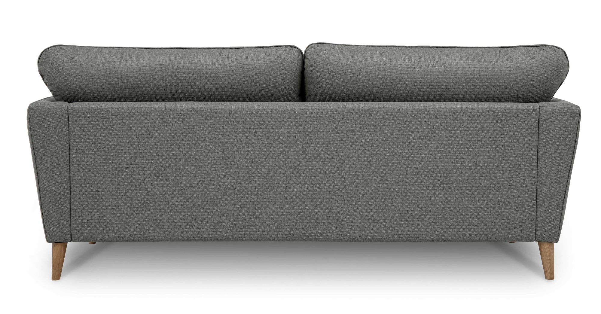 Home affaire 3-places »MARSEILLE 3er Sofa 206 cm, Cord, Flachgewebe, Struktur, Webstoff« Massivholzbeine Eiche, Landhausstil, Wellenunterfederung