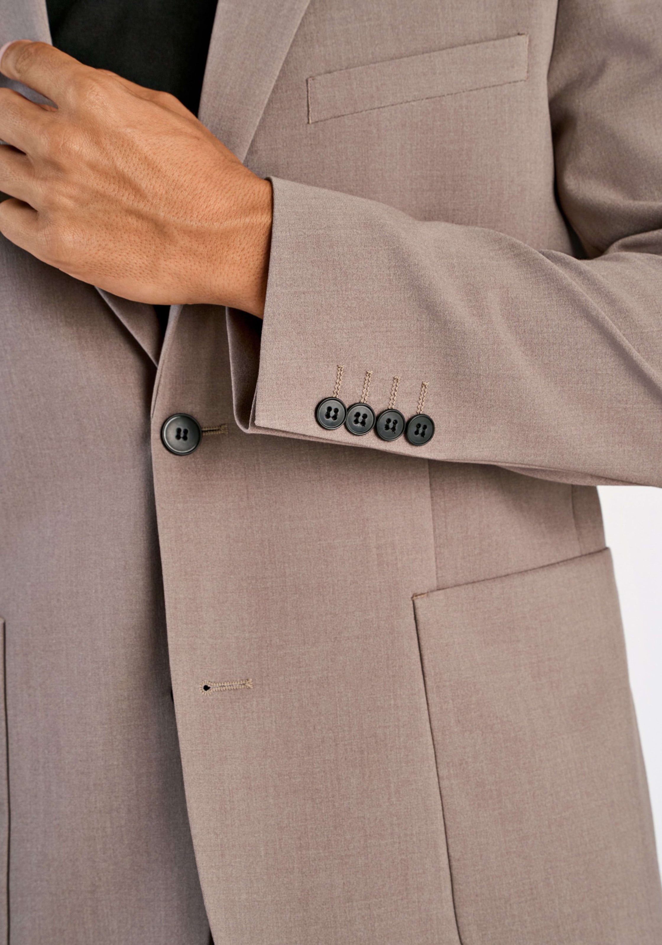 LINDBERGH Veste mit Viskose und Stretch, in melierter Optik