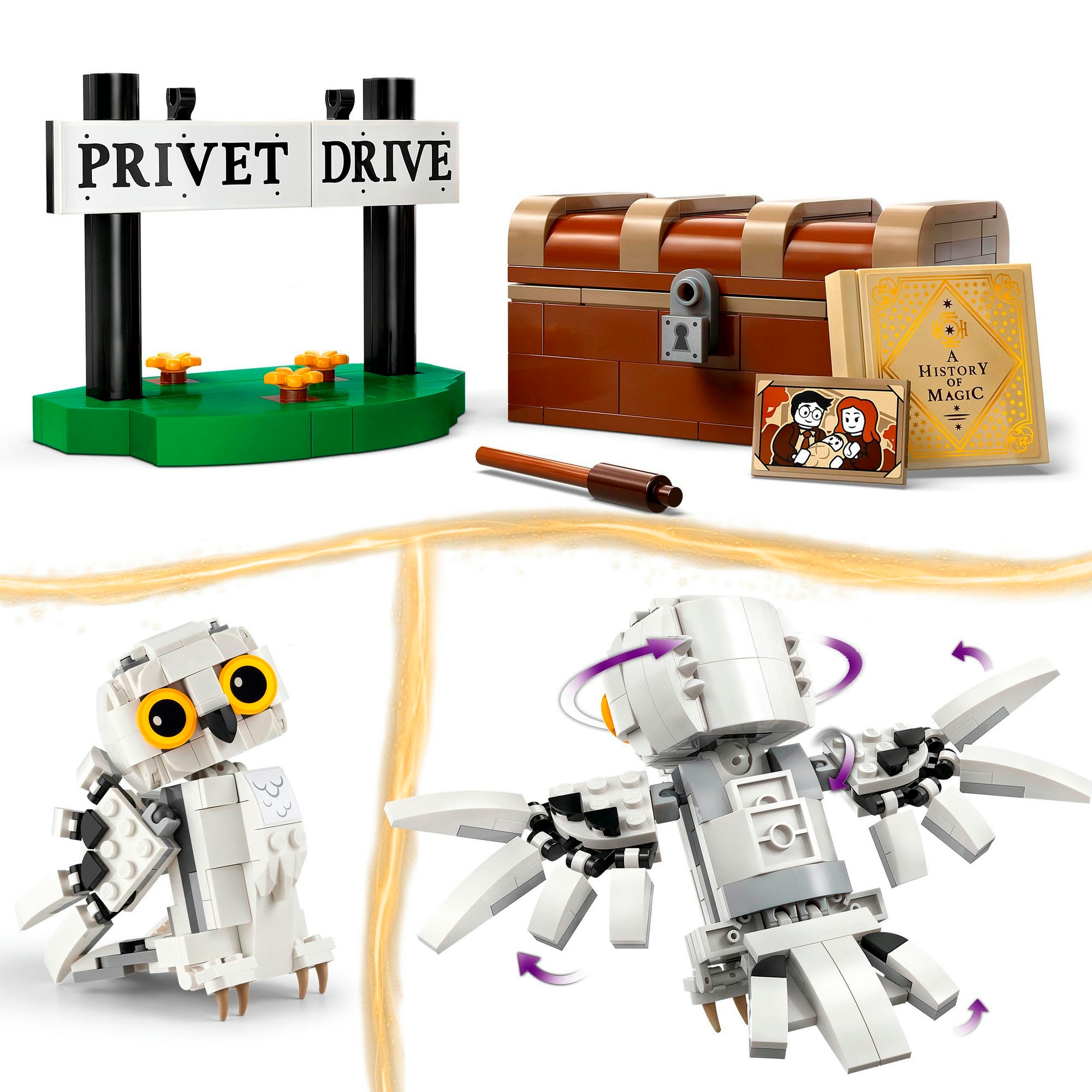 LEGO® Pions de construction »Hedwig™ im Ligusterweg 4 (76425), LEGO® Harry Potter™« Made in Europe