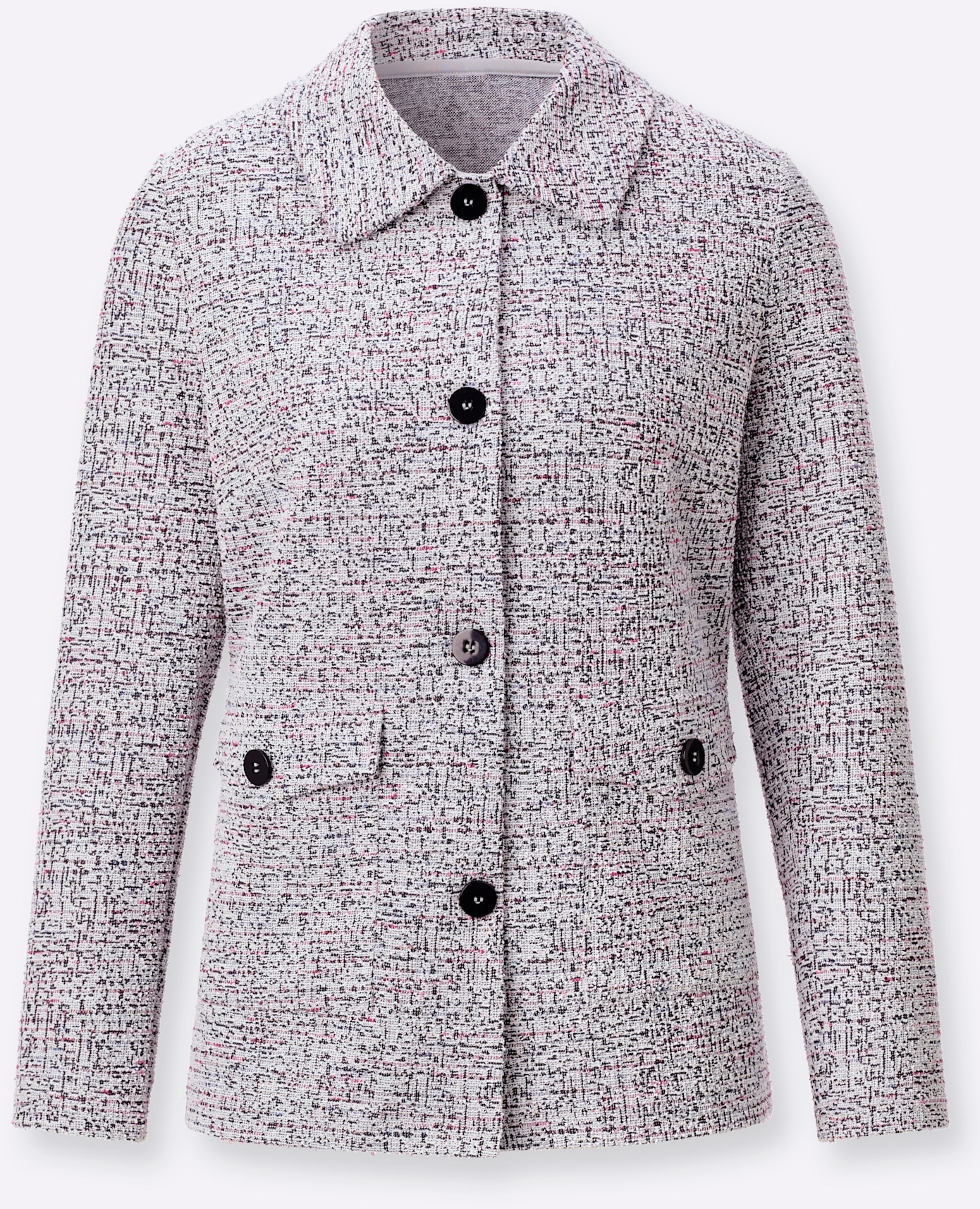 Classic Basics Veste chemise »Bouclé-Jacke« 1