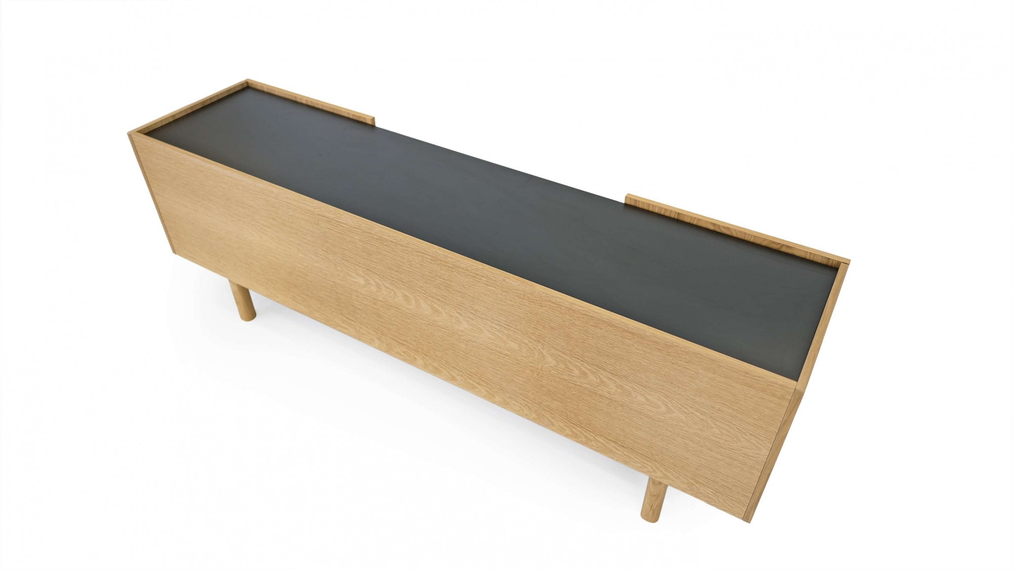 Woodman Sideboard »Porto« Kommode, dekorative Fräsungen, mit Eichenholzfurnier, Breite 175 cm