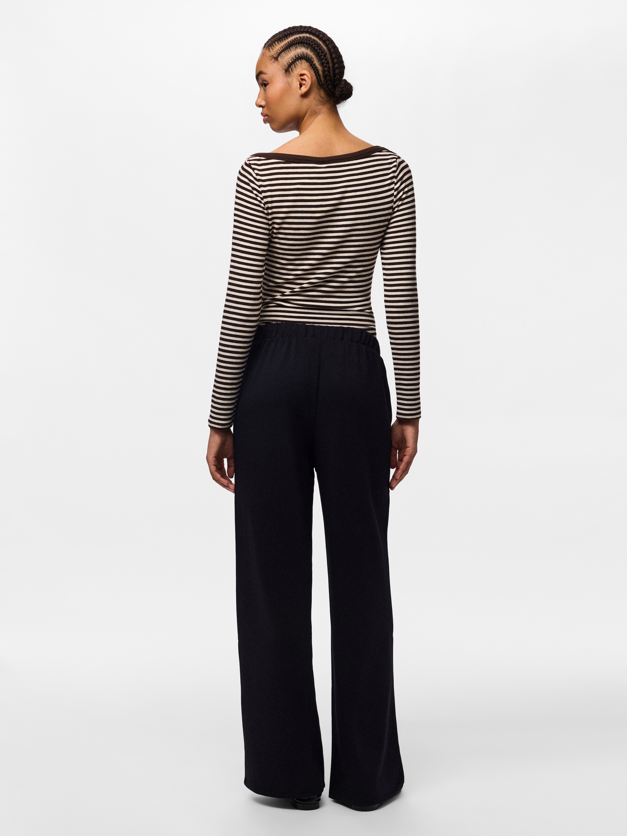 pieces Pantalon sweat »PCMICHELLE SCUBA HW PANTS SWT NOOS BC«  mélange de matériaux