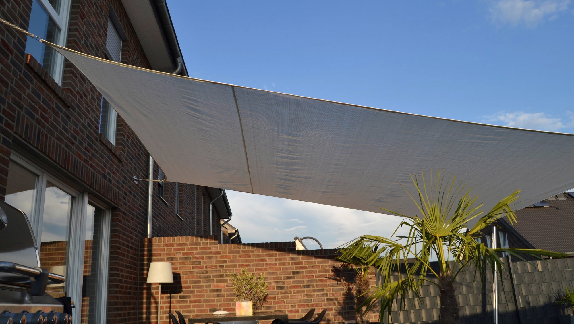 Floracord Sonnensegel BxT: 500x400 cm, cremeweiss