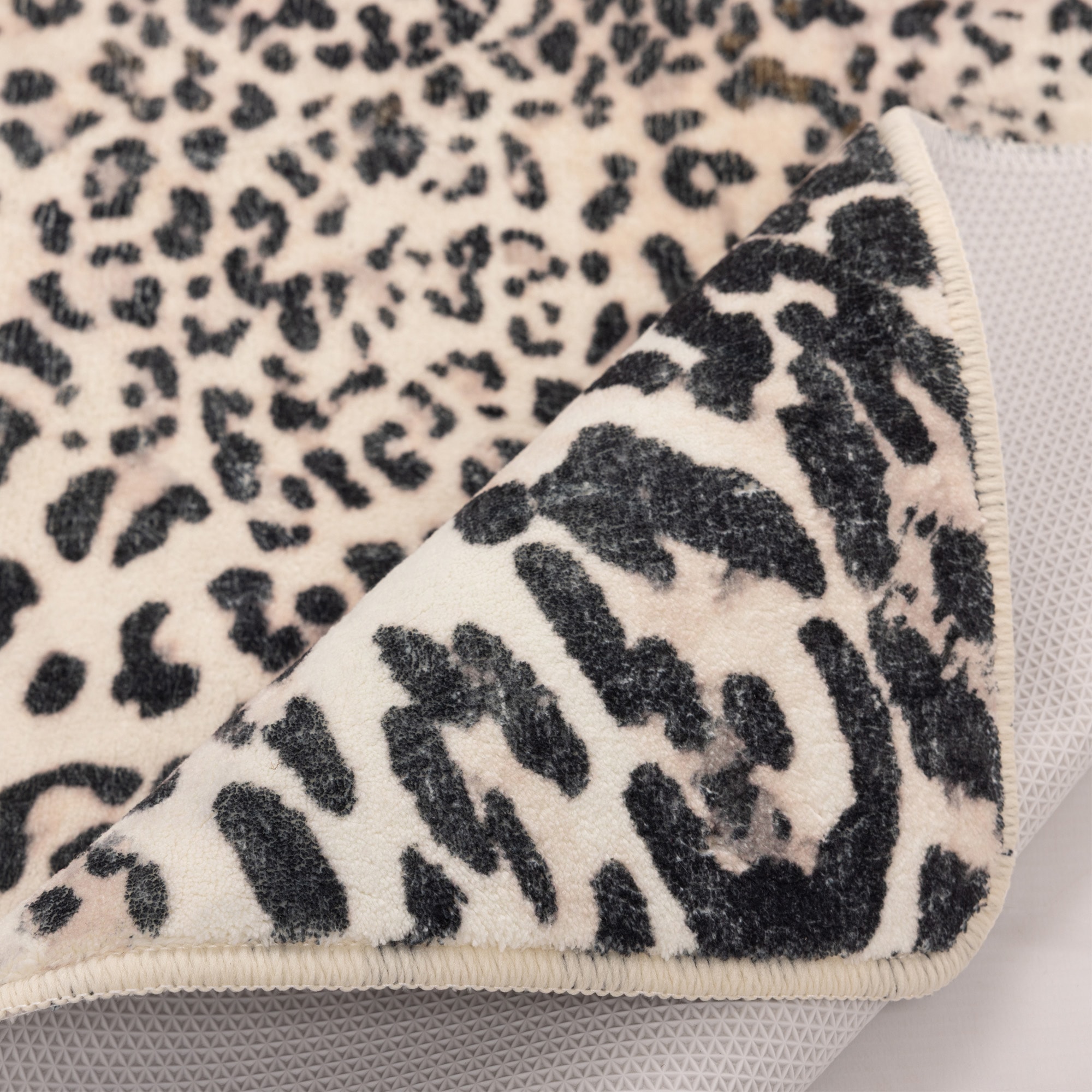 Gino Falcone Tapis de bain »Aquata GF-162, Badvorleger, Badezimmer Teppich« Höhe 5 mm Badteppich, bedruckt, Leopardenmuster, rechteckig