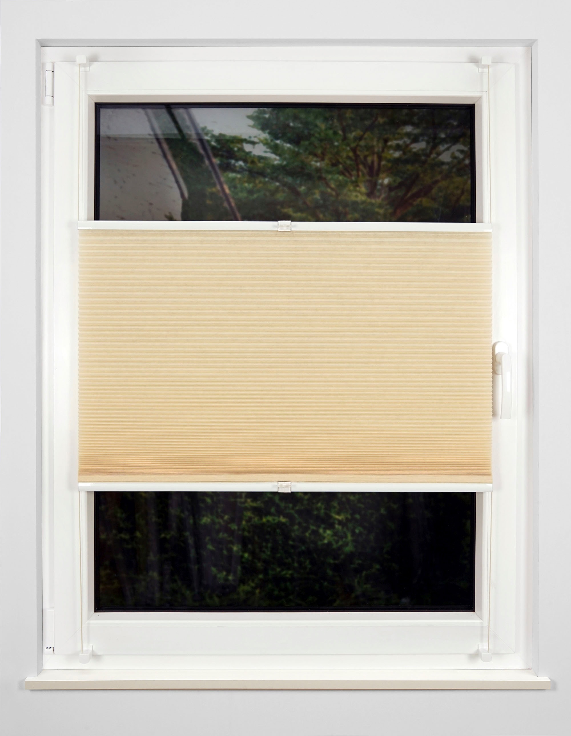 mydeco Plissé en nid d'abeille »Save« Lichtschutz ohne Bohren verspannt Klemmfix