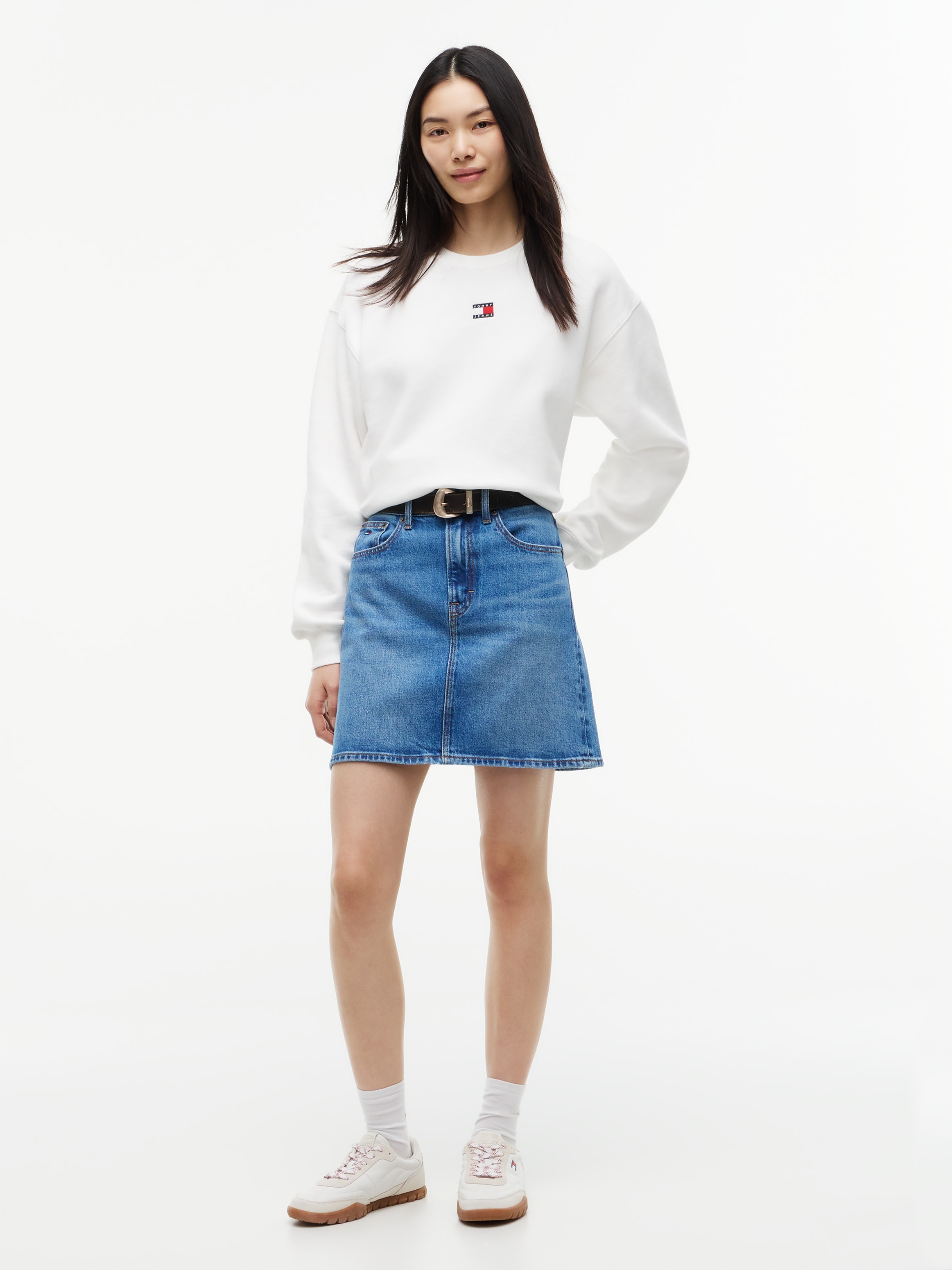 Tommy Jeans Jeansrock »90'S MOM SKIRT BJ0133« Baumwollmischung, MOM Fit