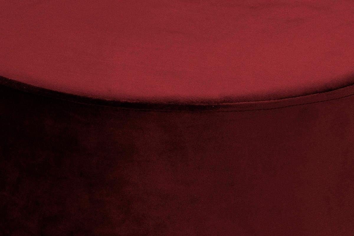 Kayoom Tabouret »Nano 510, Hocker in stilvollem Design,weiche Schaumstoff-Sitzfläche« 1 cuis tlg. Golz Akzente, mit pflegeleichtem Stoffbezug, grosse runde Form