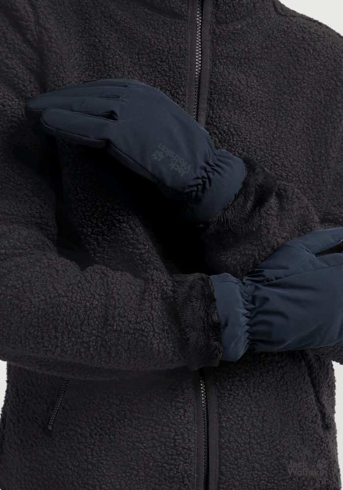 Jack Wolfskin Gants de peau »HIGHLOFT GLOVE W« Gants, chauds, compatibles écran tactile