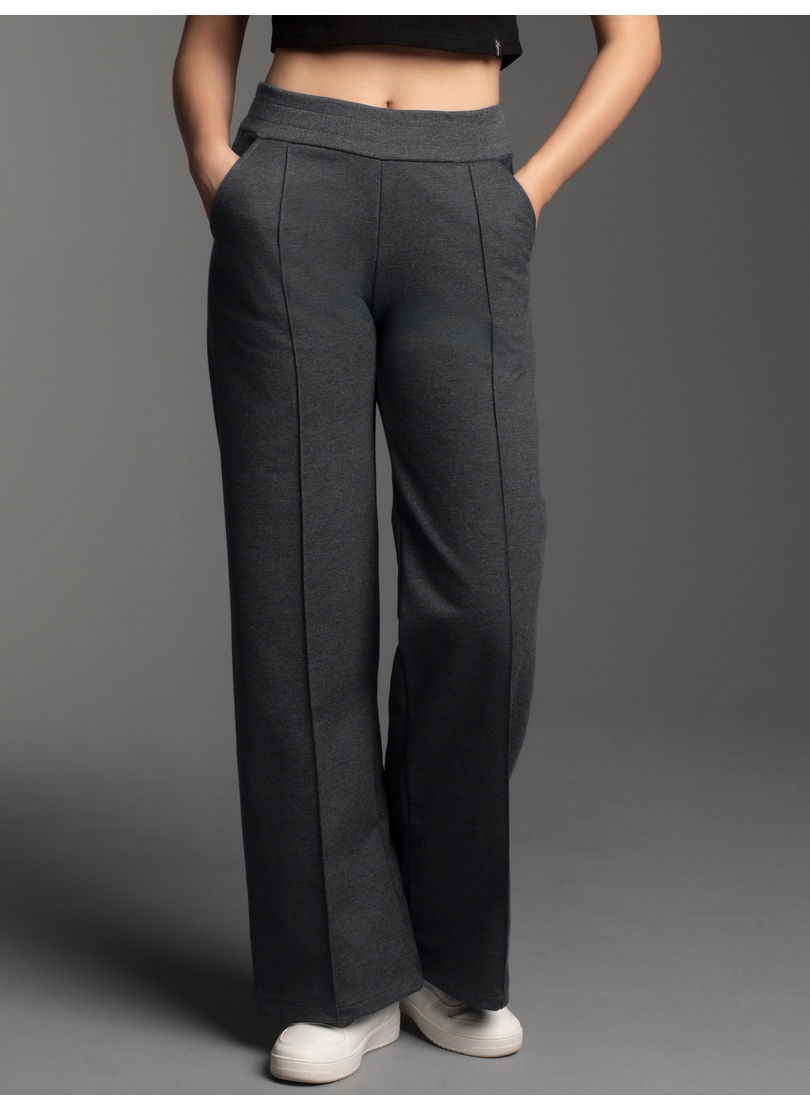 Trigema Pantalon en jersey »TRIGEMA Freizeithose mit weitem Bein und hohem Bund«
