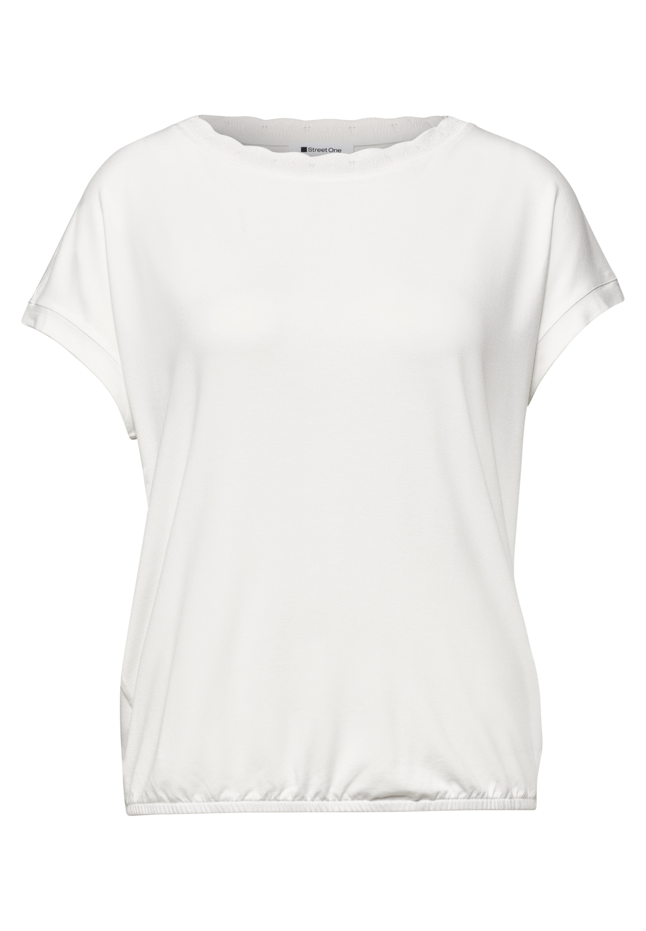 STREET ONE Haut de chemise avec ruban décoratif