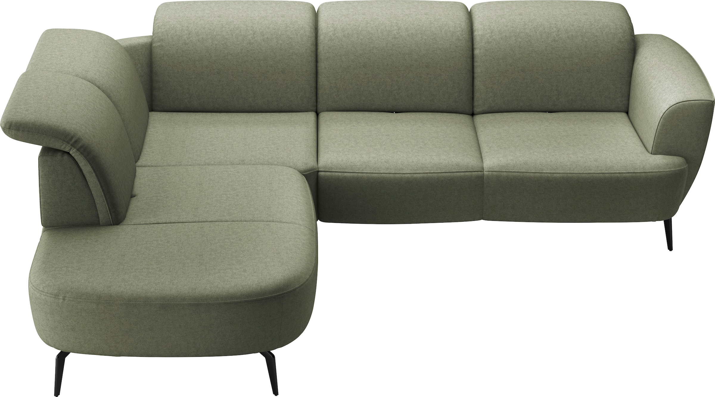 sit&more Canapé d'angle »Zoe« ink.Sitztiefenverstellung, wahlweise mit Kopfteilverstellung