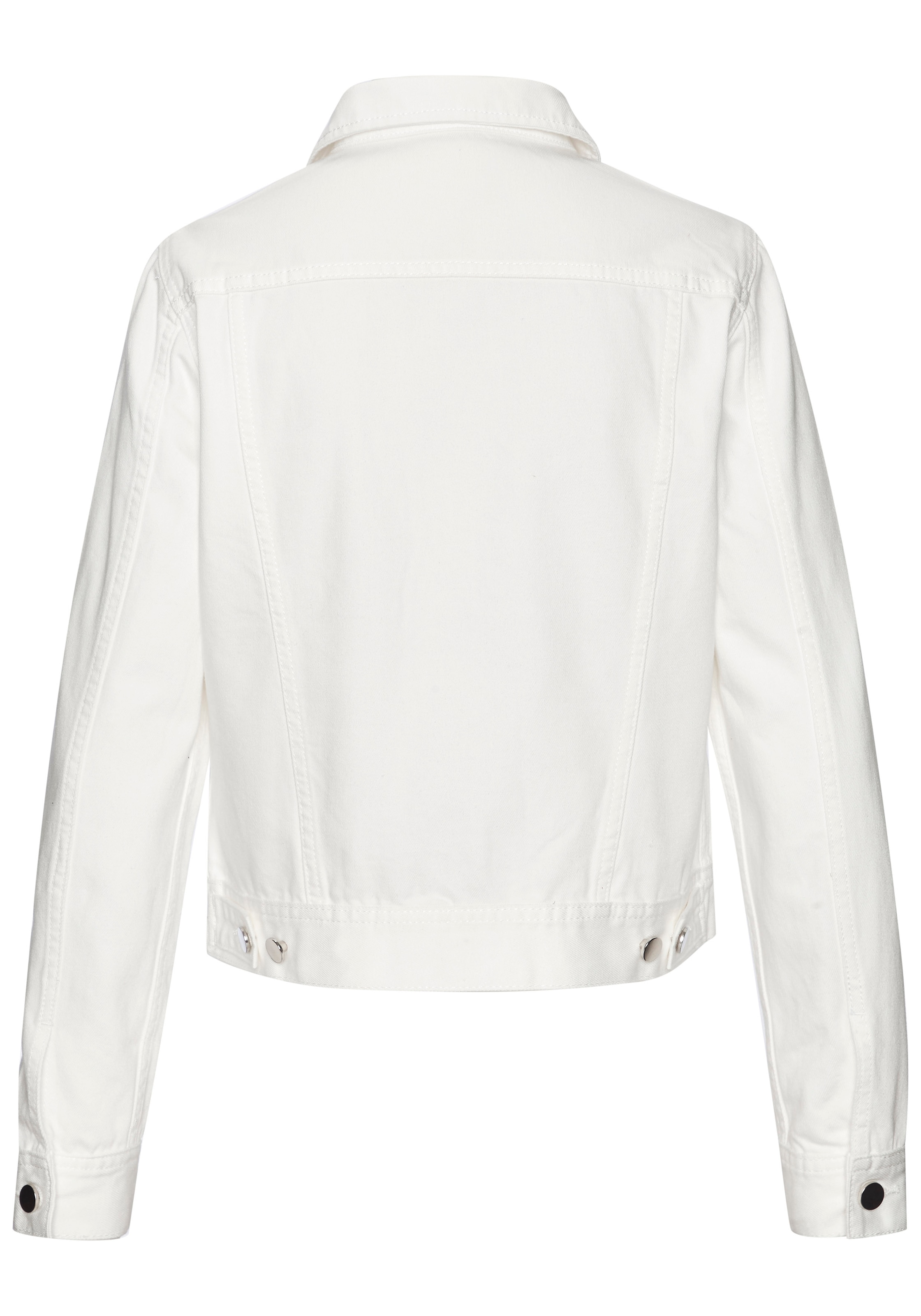 LASCANA Veste en jean mit zwei Pattentaschen, Denimjacke aus Baumwolle, Sommerjacke