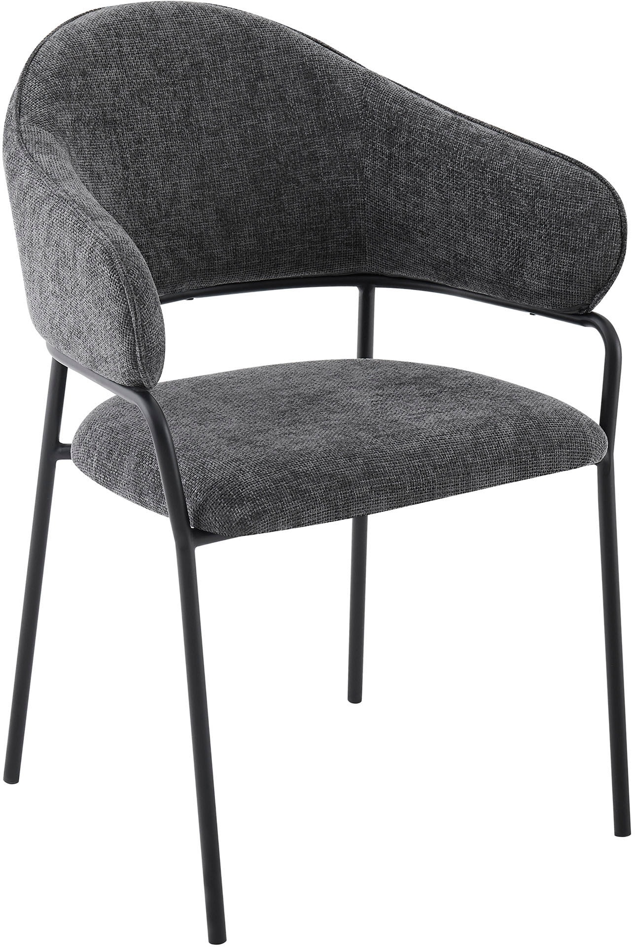 byLIVING Esszimmerstuhl »Curve« (Set) 2 Stk.moderner Stoff Stuhl mit gemütlichem Sitzkomfort, verschiedene Farben.