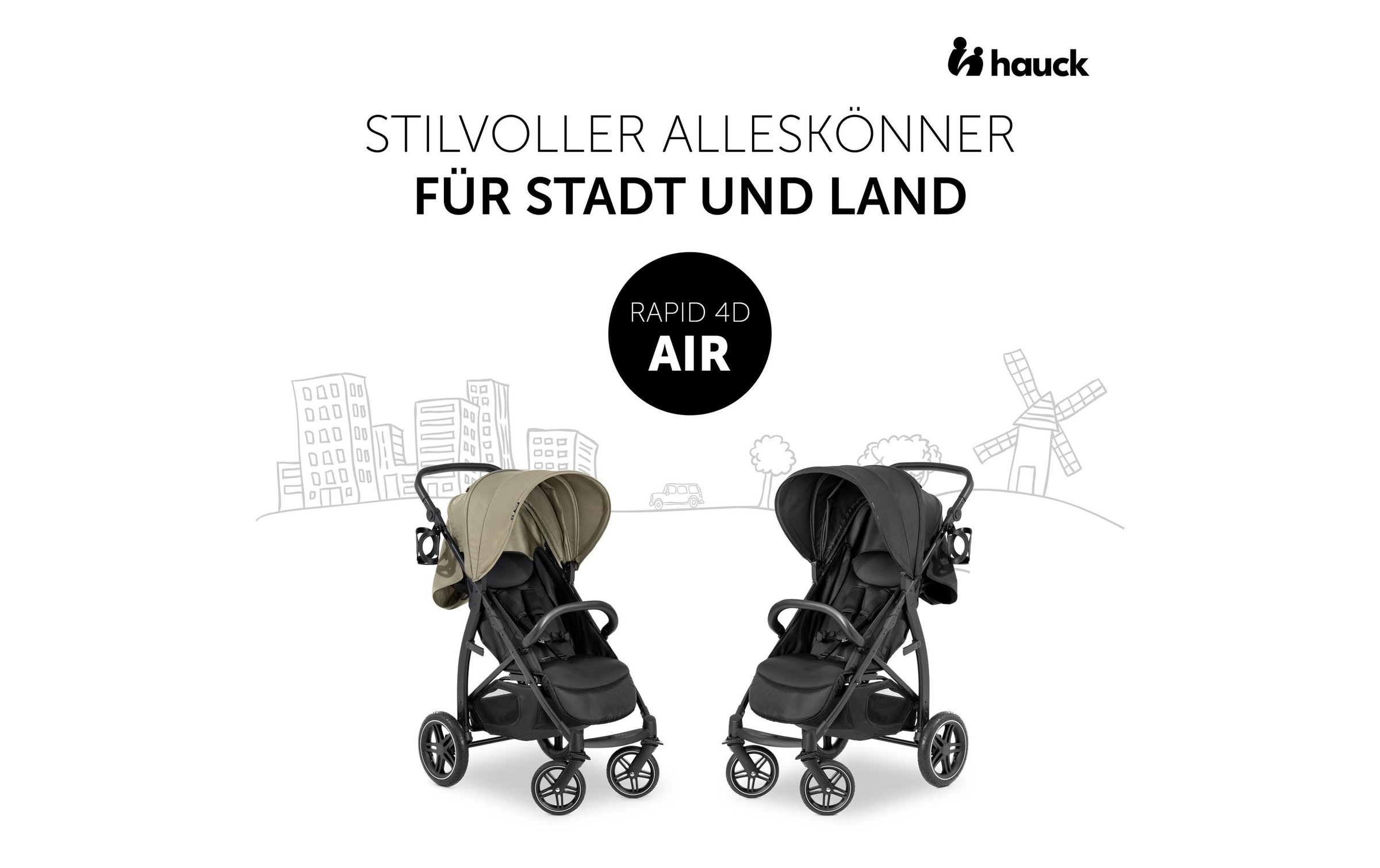 Hauck Kinder-Buggy »Rapid 4D Air« 25 kg