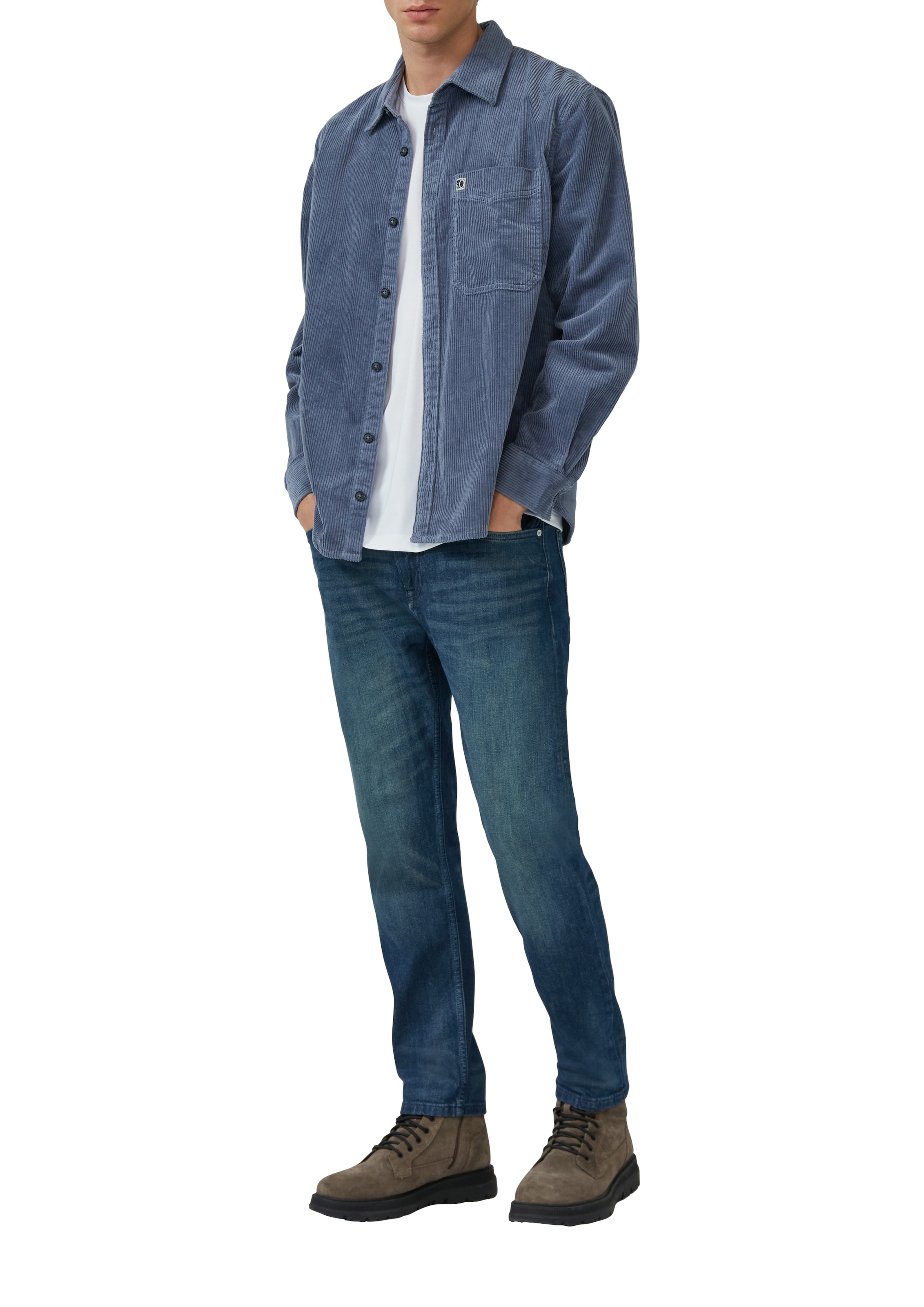 s.Oliver Chemise à manches longues »CORD« mit Brust Tasche