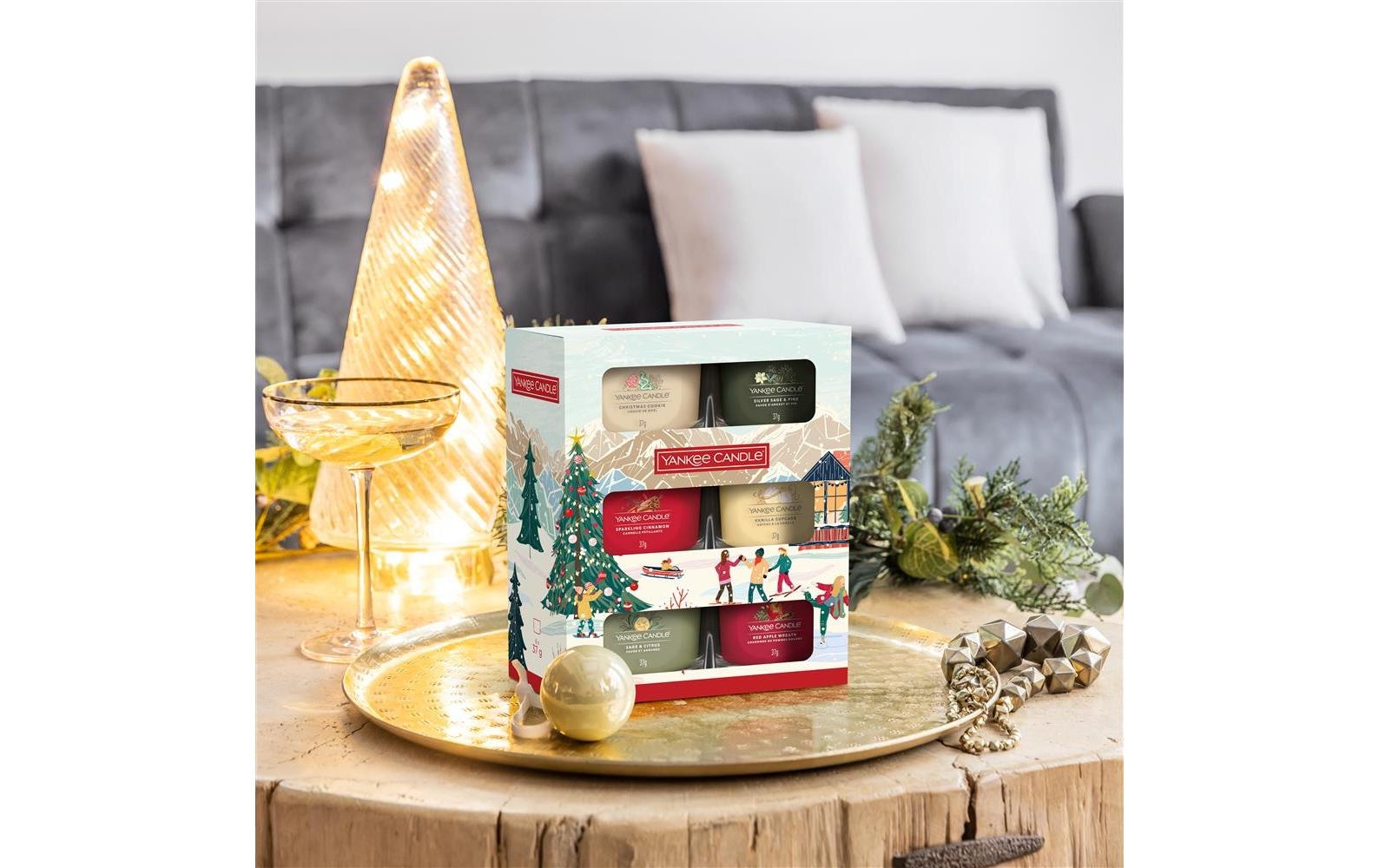 Yankee Candle Duftkerze »Set, Après Ski 6 x 37 g«