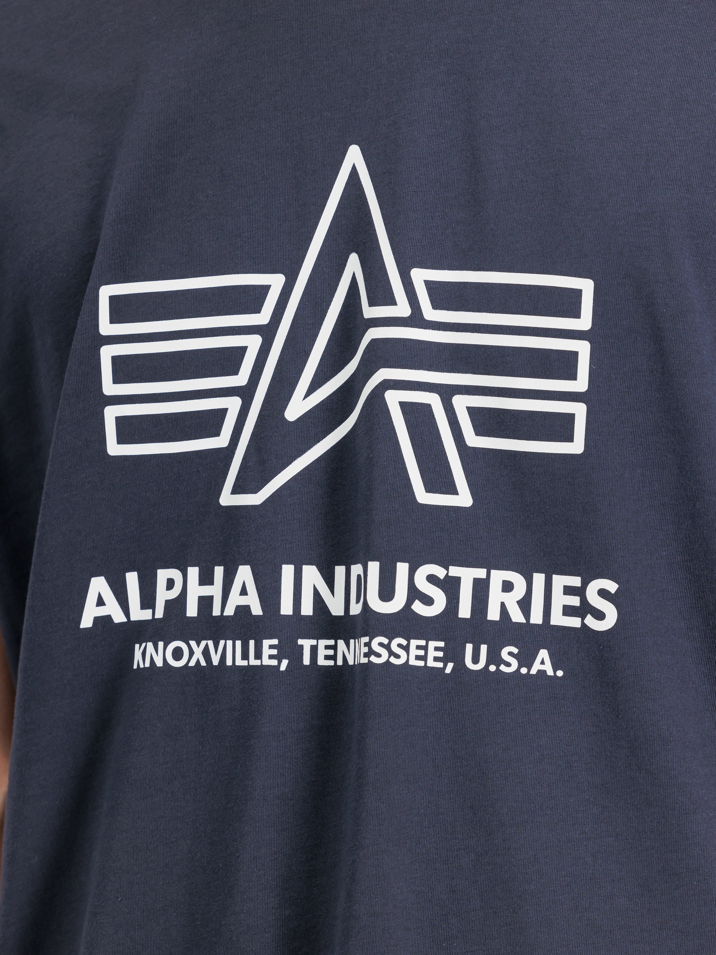 Alpha Industries Shirt à col rond »Logo Print T«