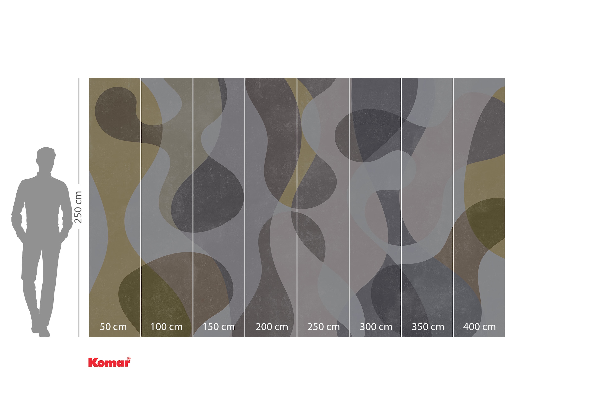 Komar Papier peint photo »Komar Vlies Fototapete - Flux Meditation - Grösse 400 x 250 cm« imprimé