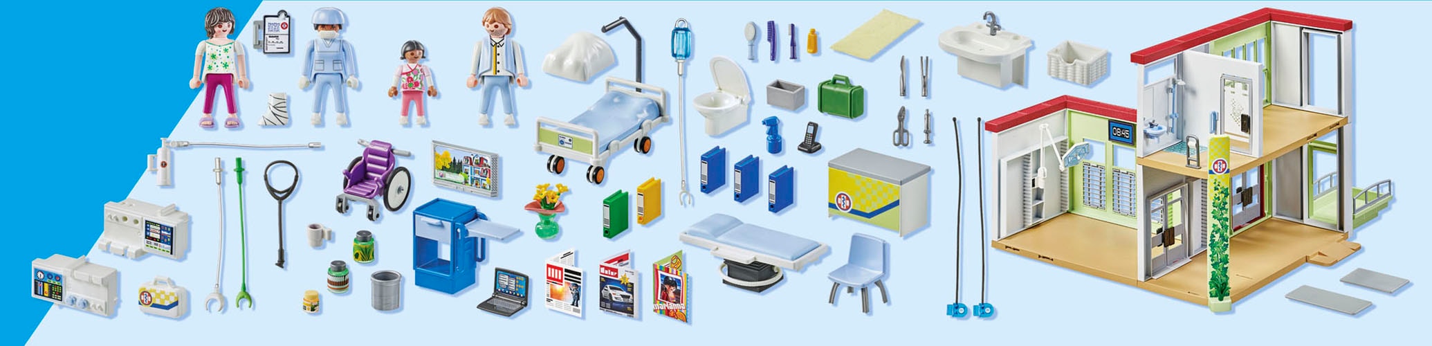 Playmobil® Jeu de construction »Modernes Krankenhaus (71615), Action Heroes« Made in Europe