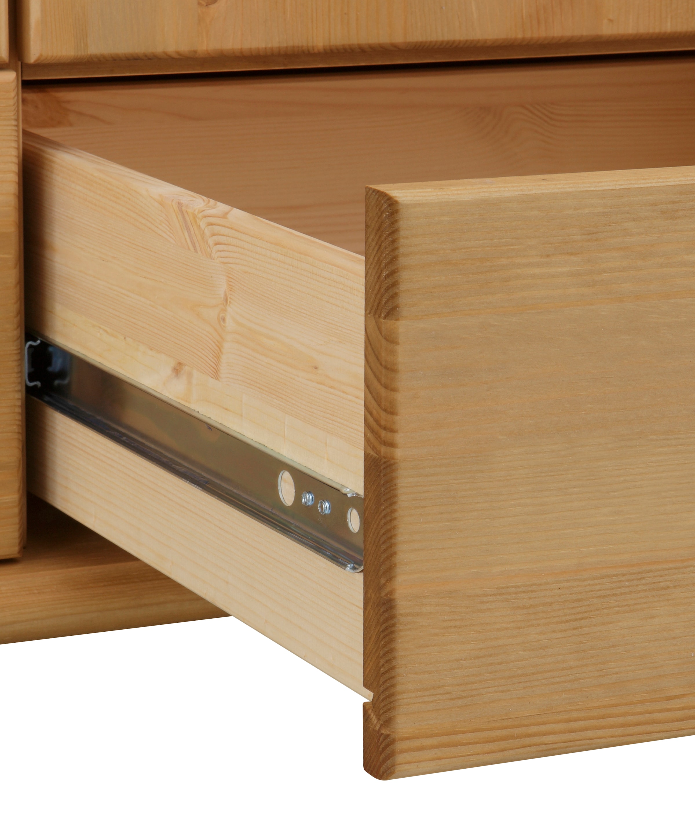 Home affaire Kleiderschrank »Tessin, Dretürenschrank, 3-türig« B/H/T ca. 152/191/59 cm,  Breite 152 cm, Kiefer massiv, mit Spiegel und 3 Schubladen