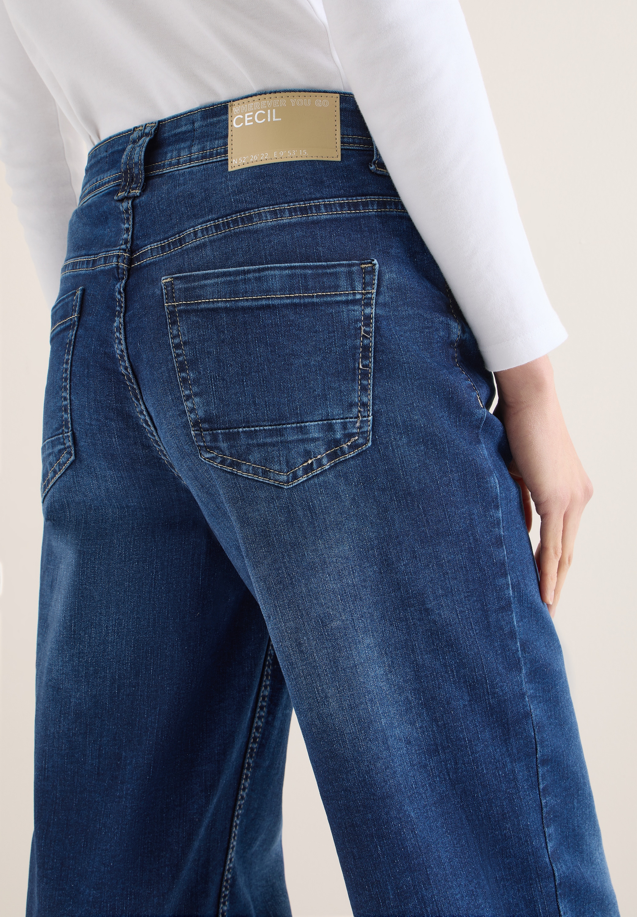 Cecil Weite Jeans »NEELE« im Five-Pocket Style