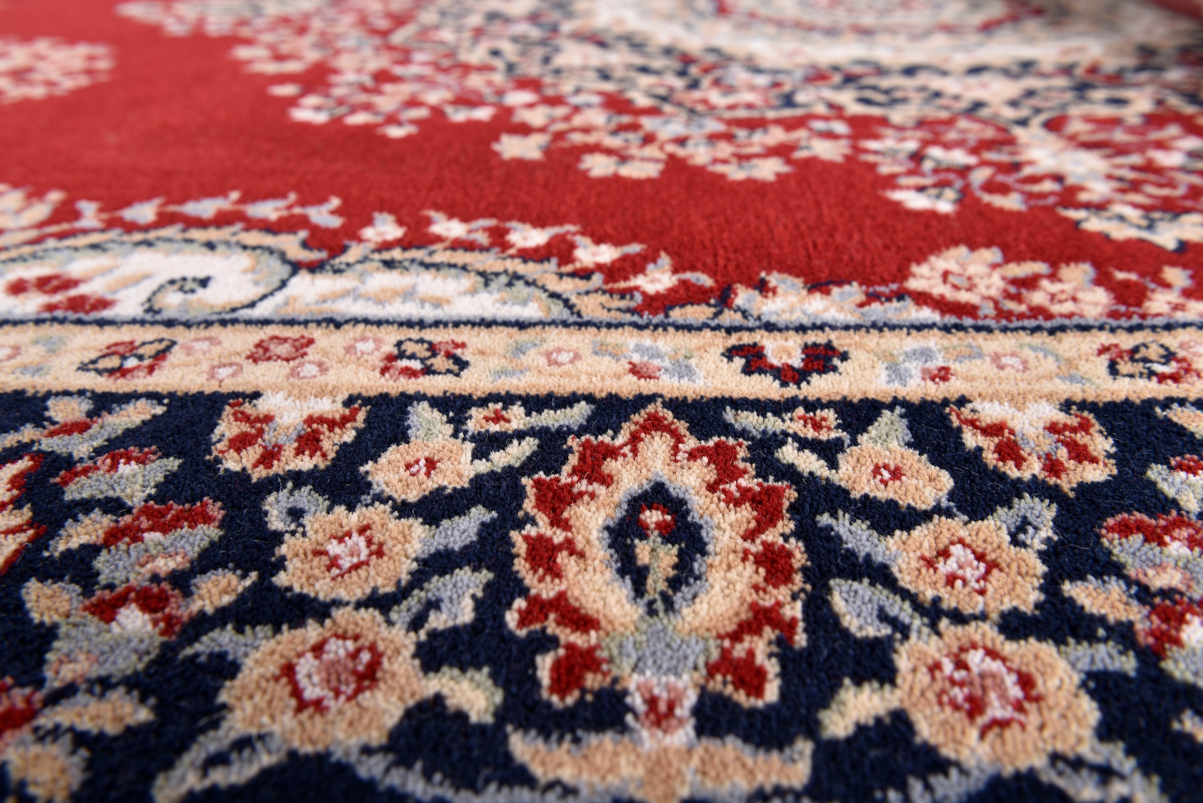 THEKO Tapis en laine »Dolna - 809« Rectangulaire 10 mm Höhe Kurzflor, reine Wolle, Orient-Optik