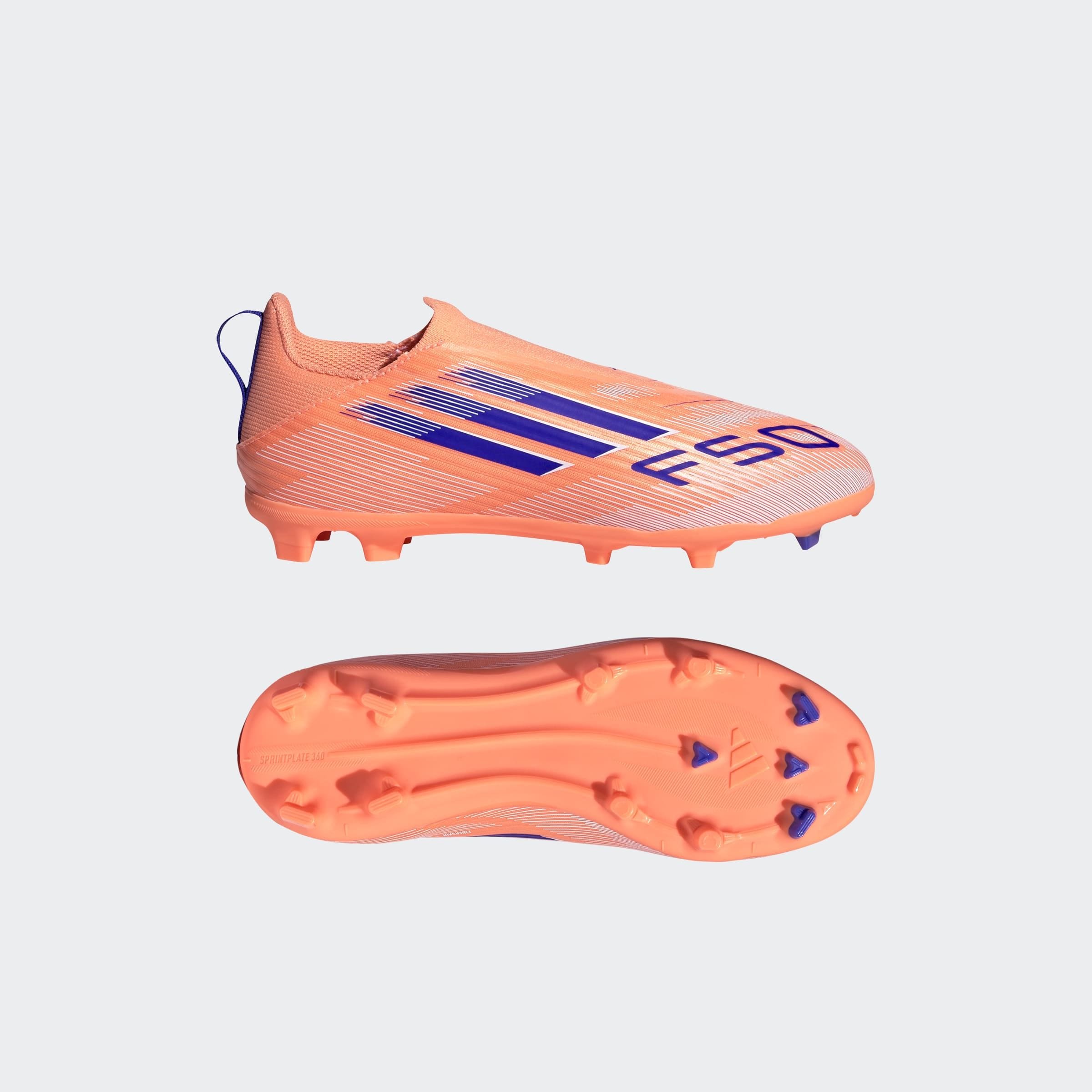 adidas Performance Chaussure de football »F50 LEAGUE LACELESS FIRM/MULTI-GROUND  KINDER«  geeignet für Rasen- und Kunstrasenplätze, für Kinder & Jugendliche