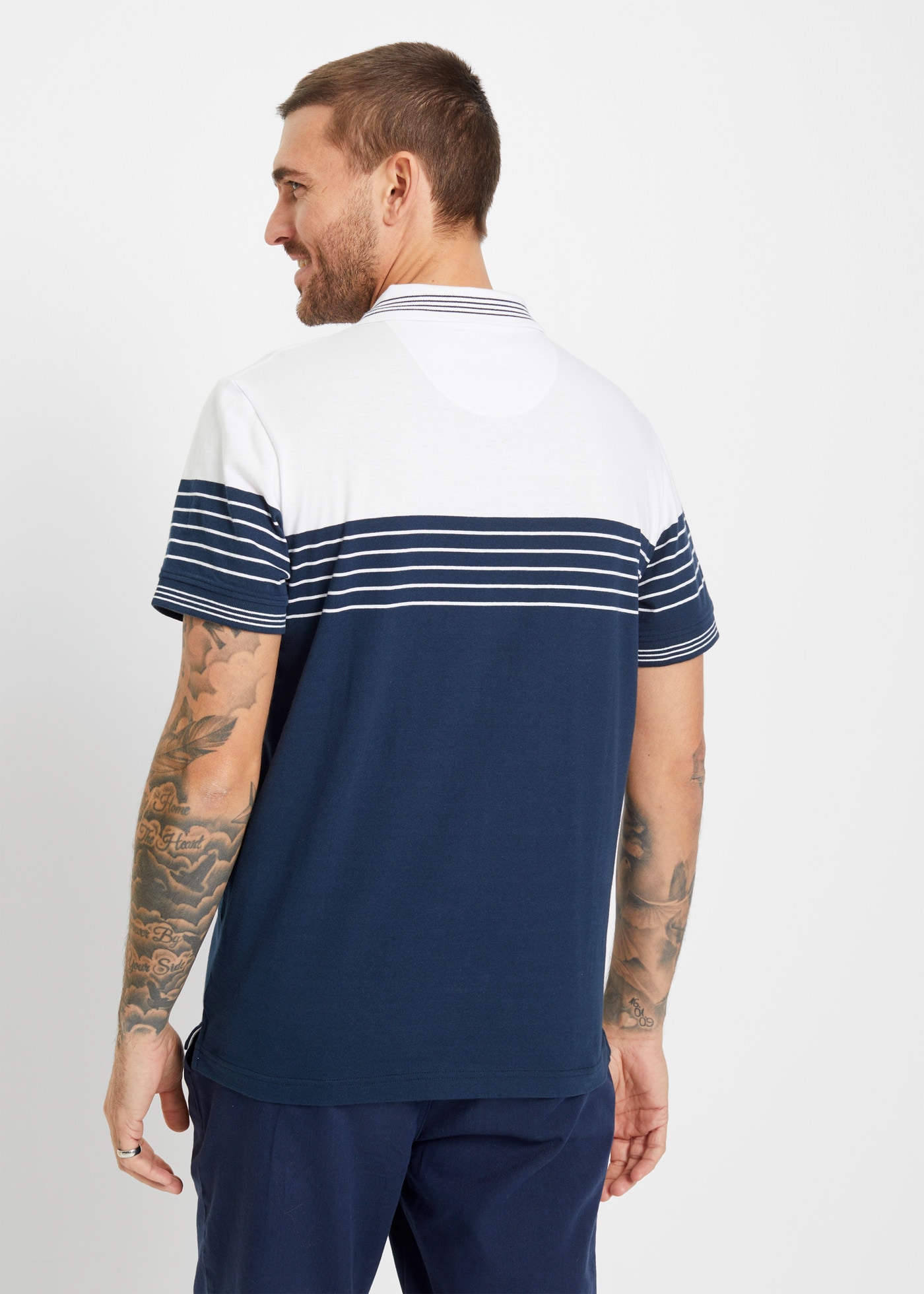 bonprix Polo coupe régulière, manches courtes, en jersey de coton