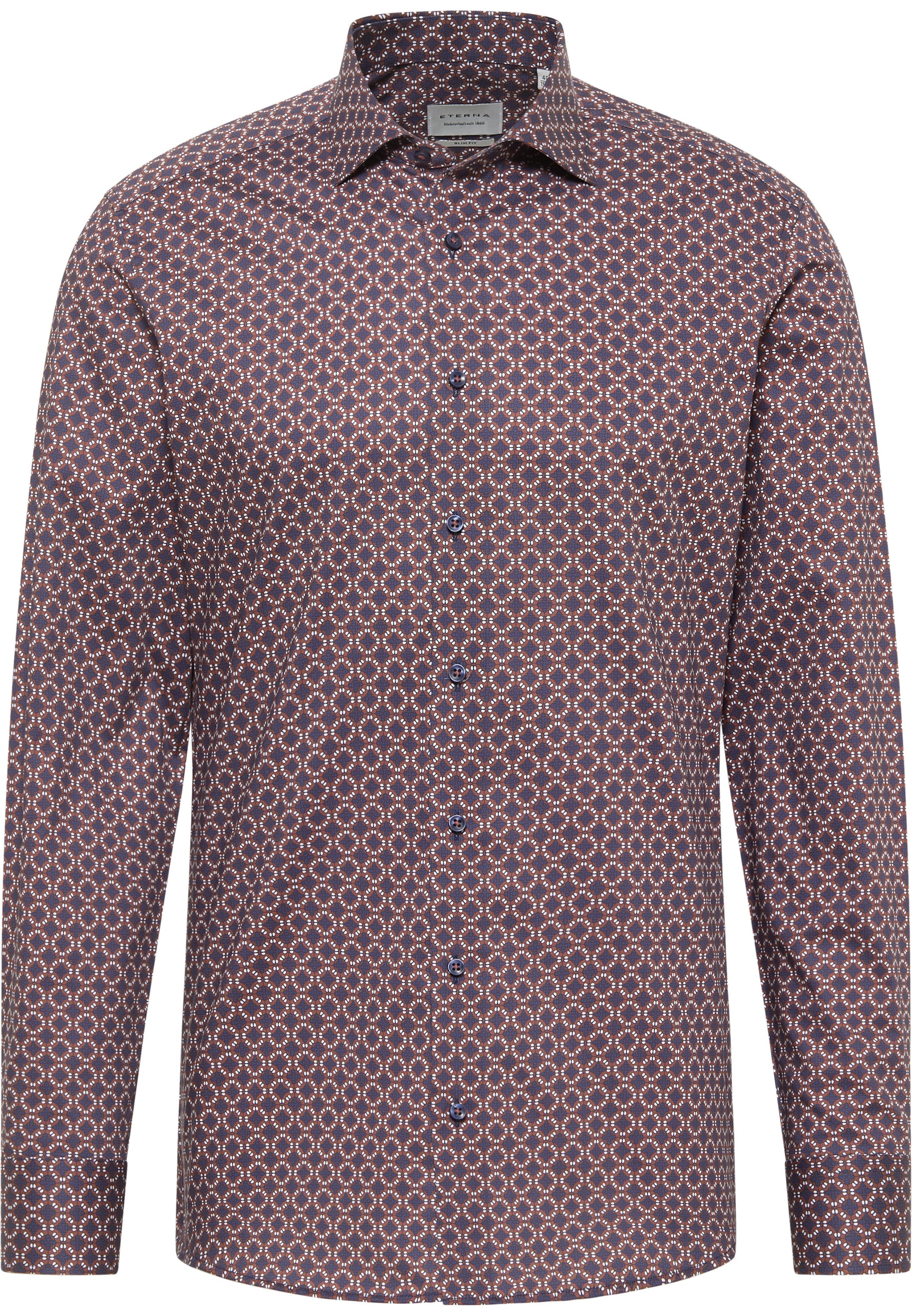 Eterna Langarmhemd »SLIM FIT« NON IRON (bügelfrei)