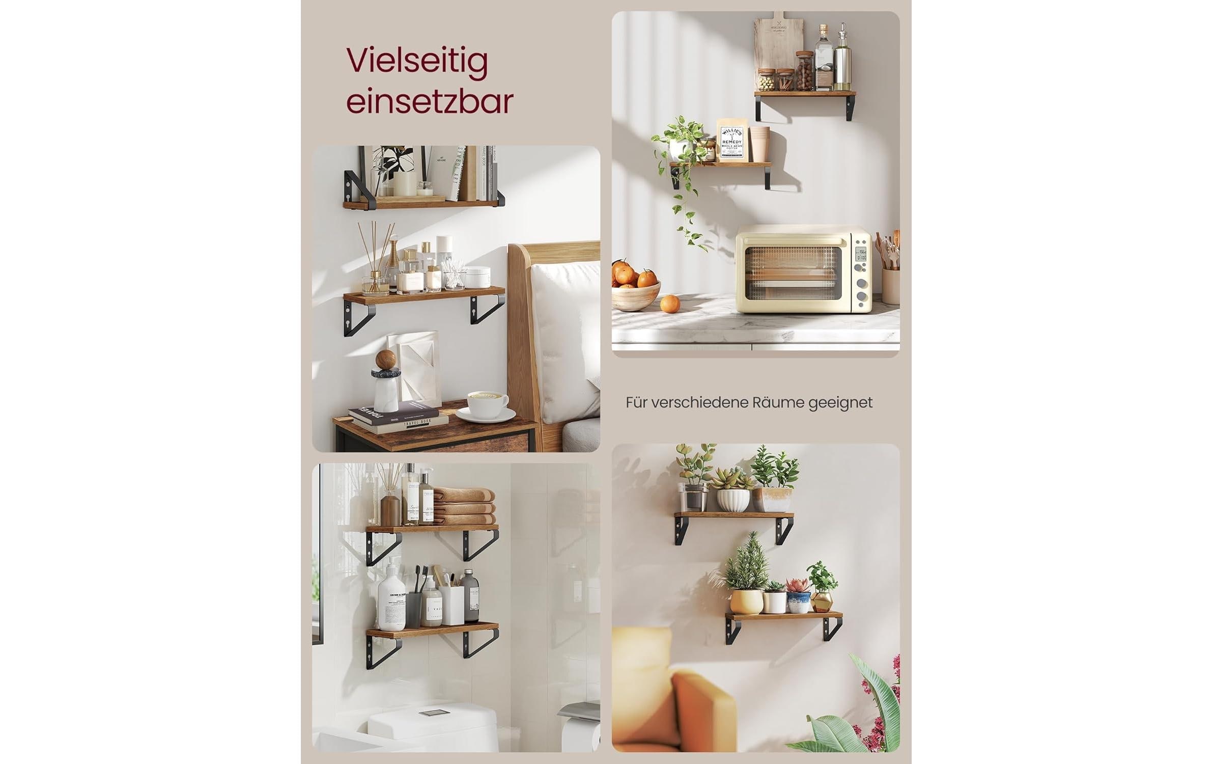 VASAGLE Étagère murale »Industrial«