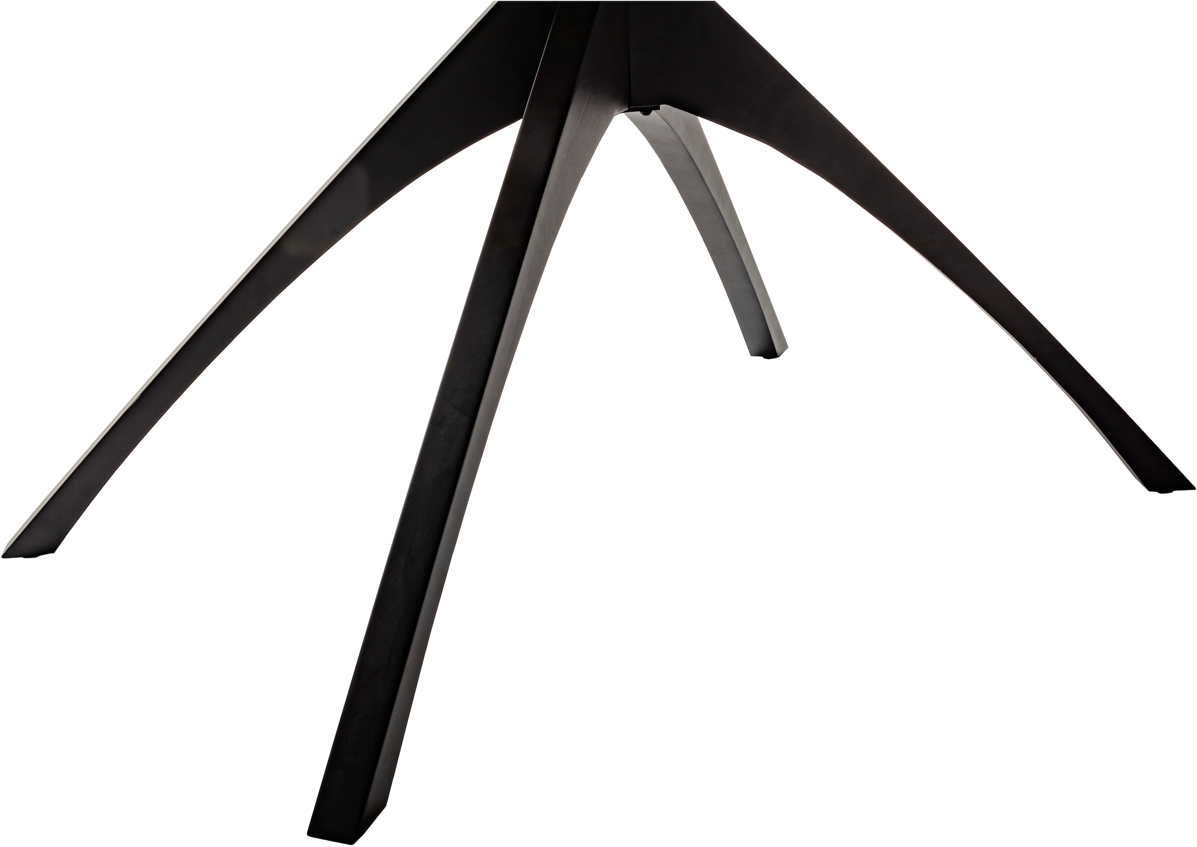 MCA furniture Table de salle à manger »CERRITO Auszugtisch 160-220 cm - marmoriert« 1 cuis tlg. Keramik,Metall,Synchronauszug,ausziehbar,8-10 Personen